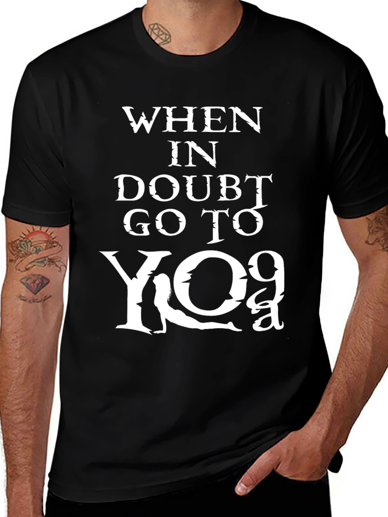 When in Doubt Go to Yoga Graphic Tee