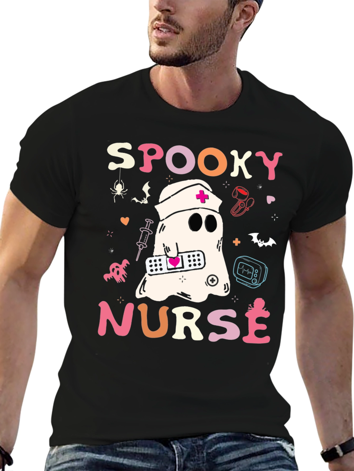Spooky Nurse Halloween T-Shirt