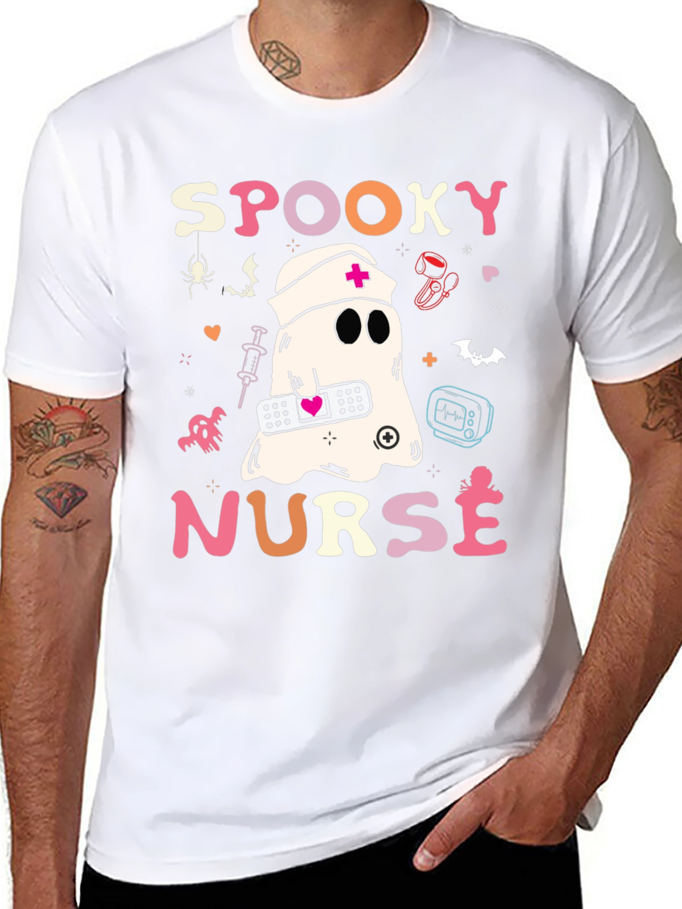 Spooky Nurse Halloween T-Shirt