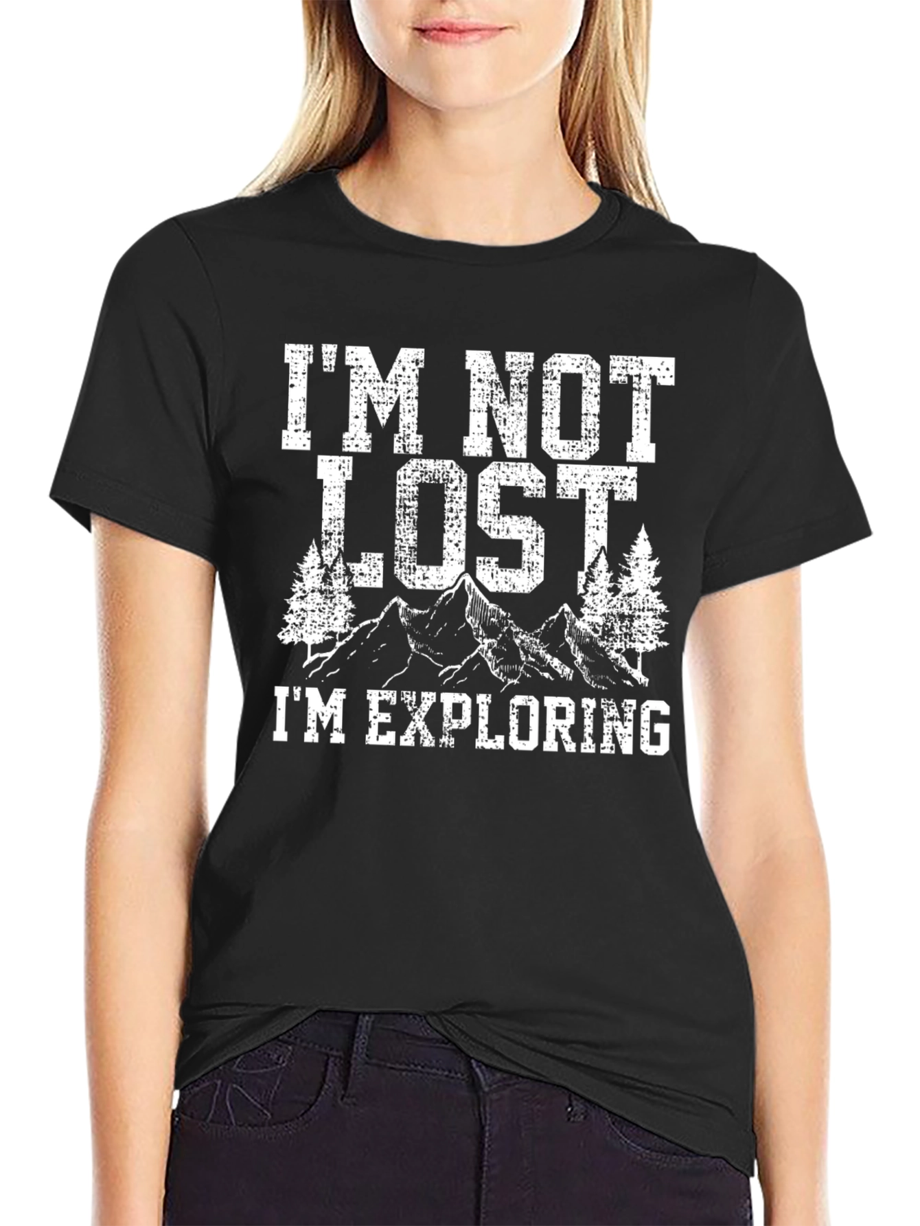 Im Not Lost Im Exploring Graphic Tee