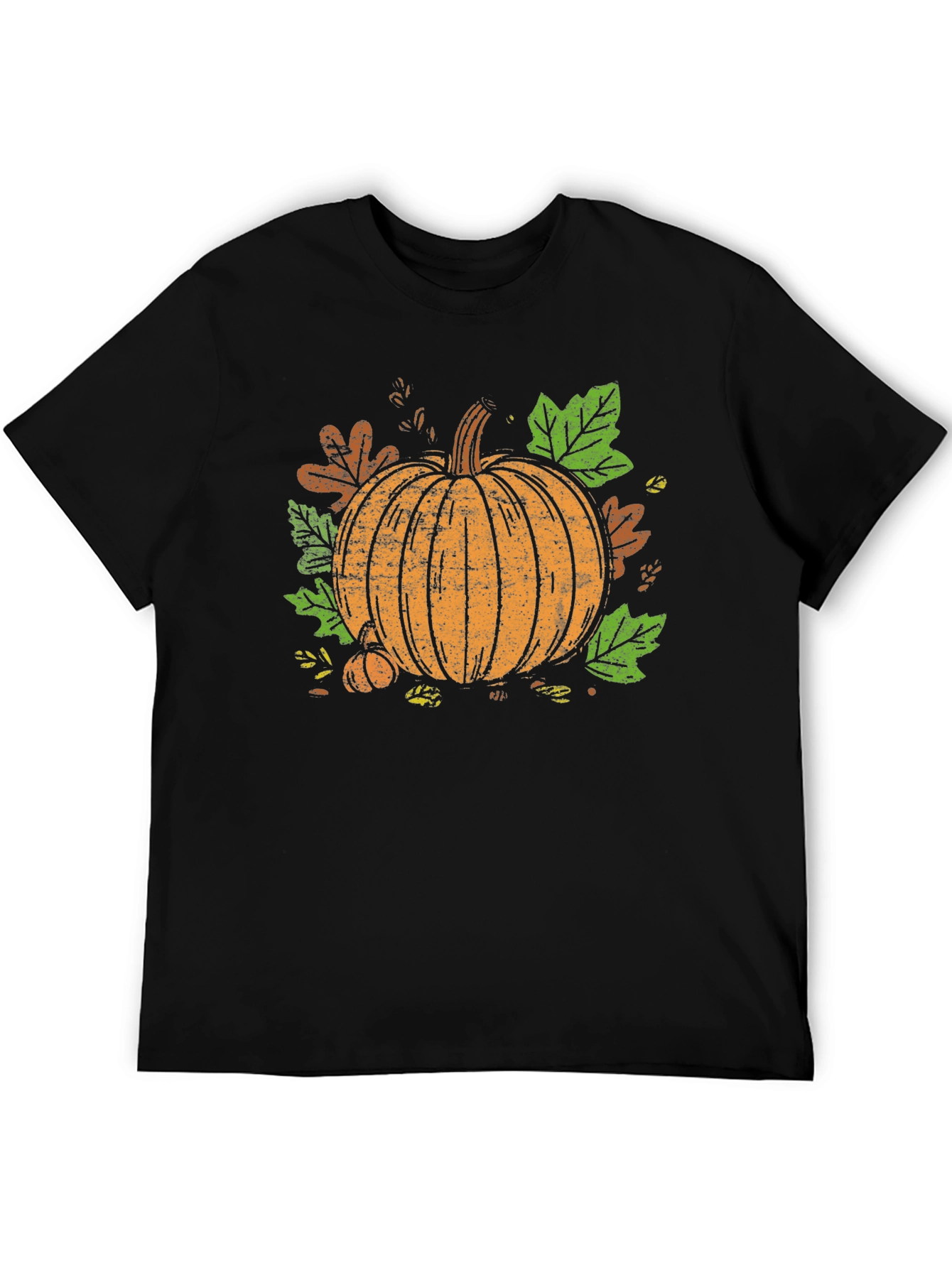 Fall Harvest Pumpkin T-Shirt - Festive Autumn Design