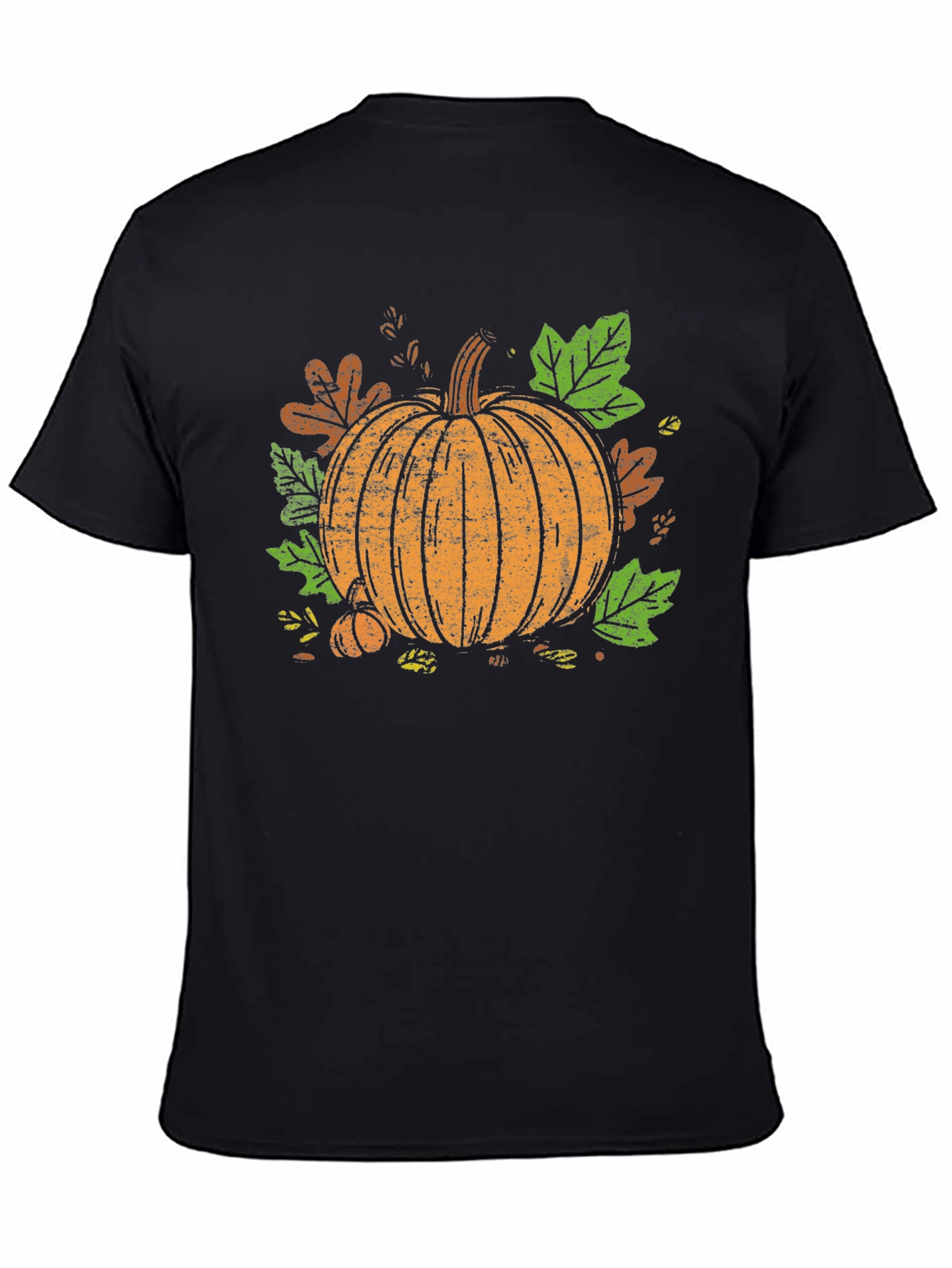 Fall Harvest Pumpkin T-Shirt - Festive Autumn Design