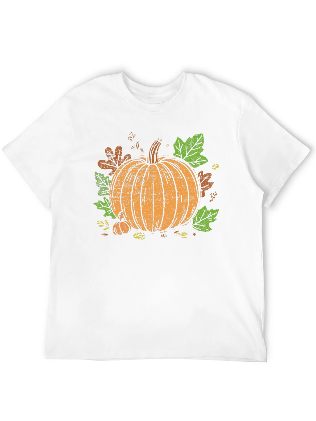 Fall Harvest Pumpkin T-Shirt - Festive Autumn Design
