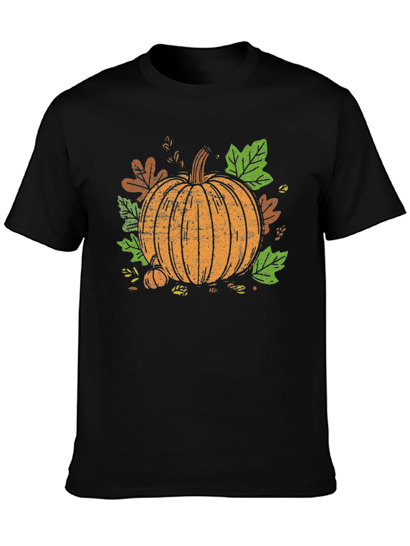 Fall Harvest Pumpkin T-Shirt - Festive Autumn Design
