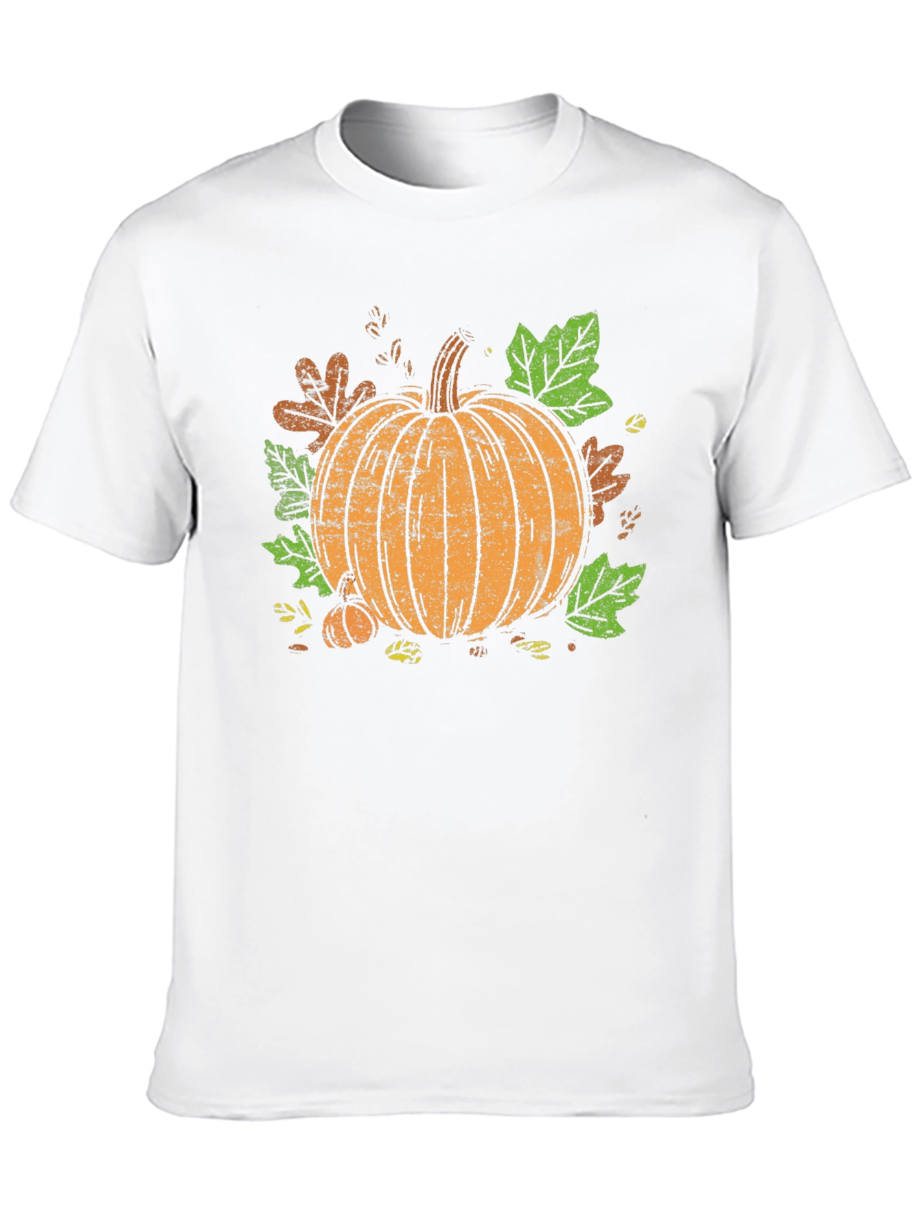 Fall Harvest Pumpkin T-Shirt - Festive Autumn Design