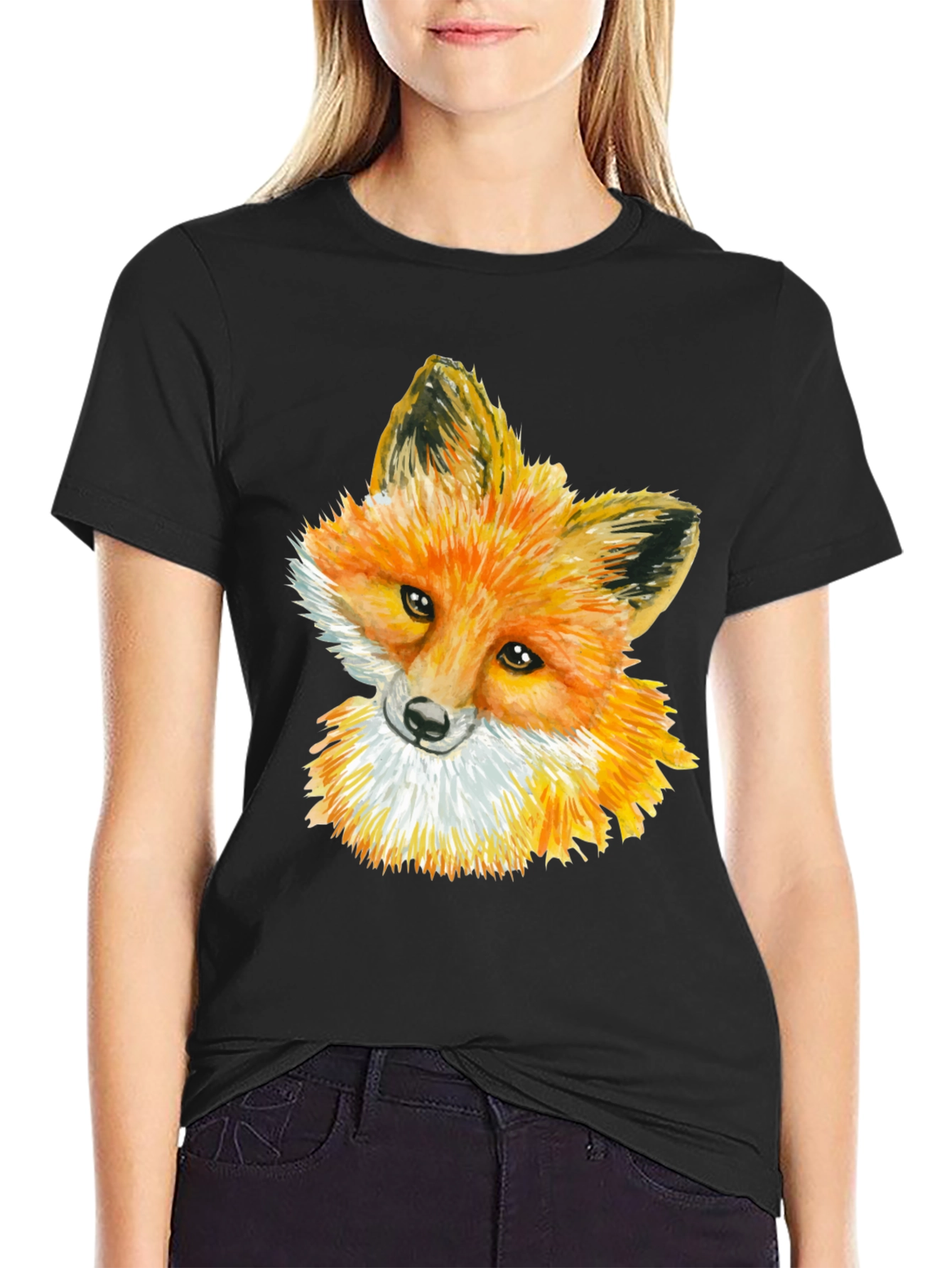 Fox Graphic Black Tee