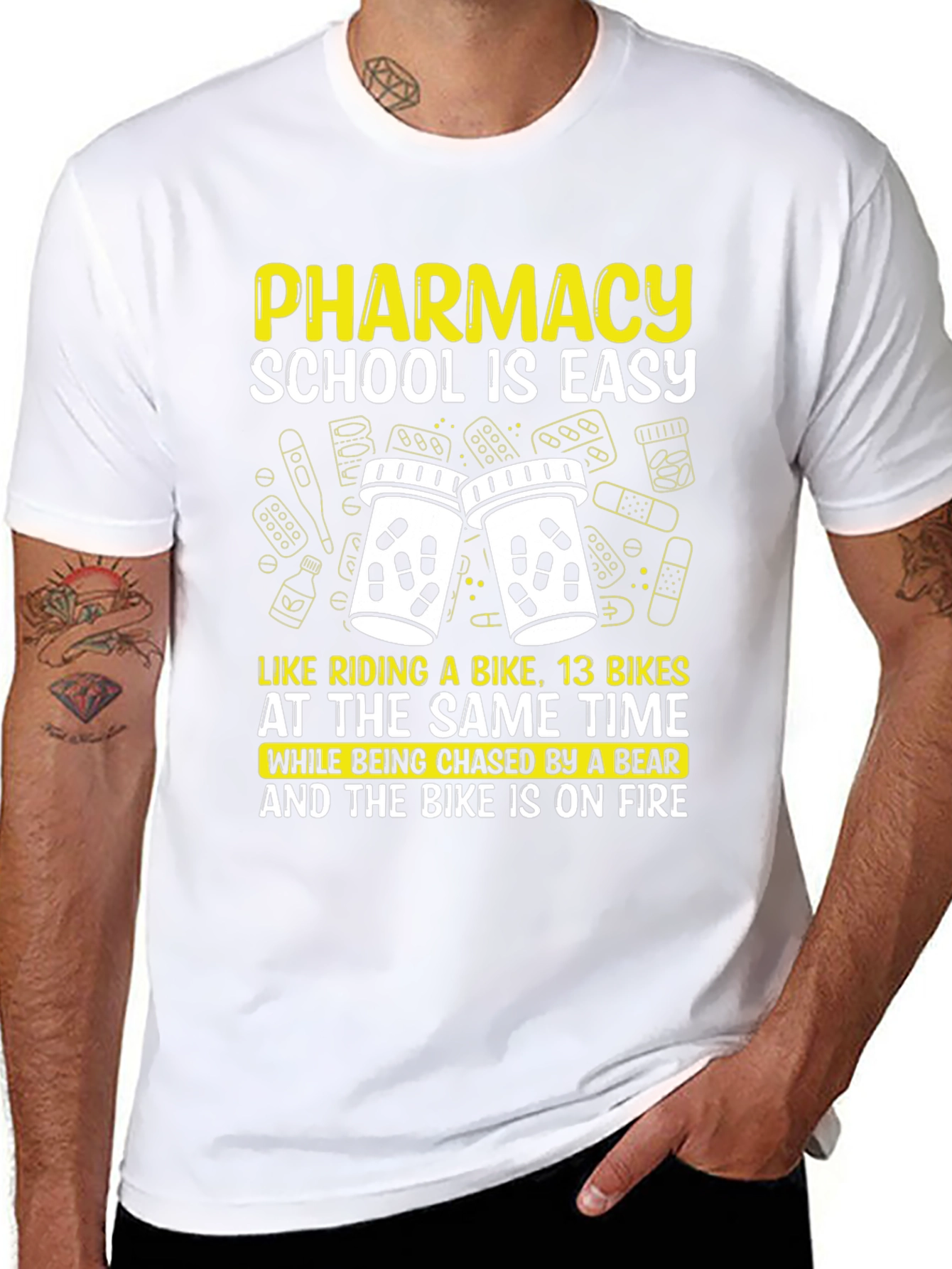 Pharmacy School Is Easy T-Shirt