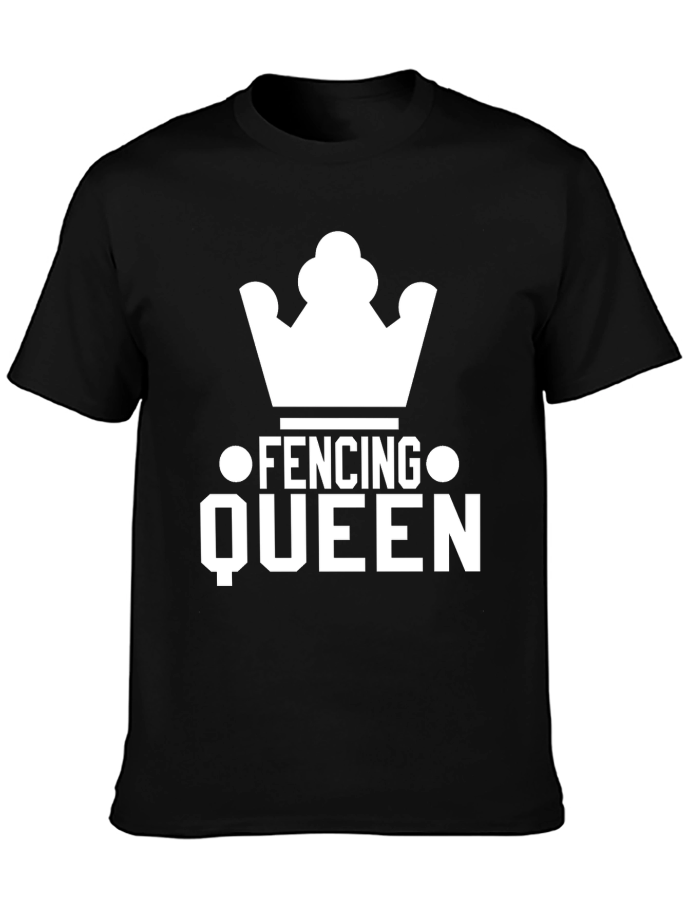 Fencing Queen T-Shirt - Sporty Graphic Tee