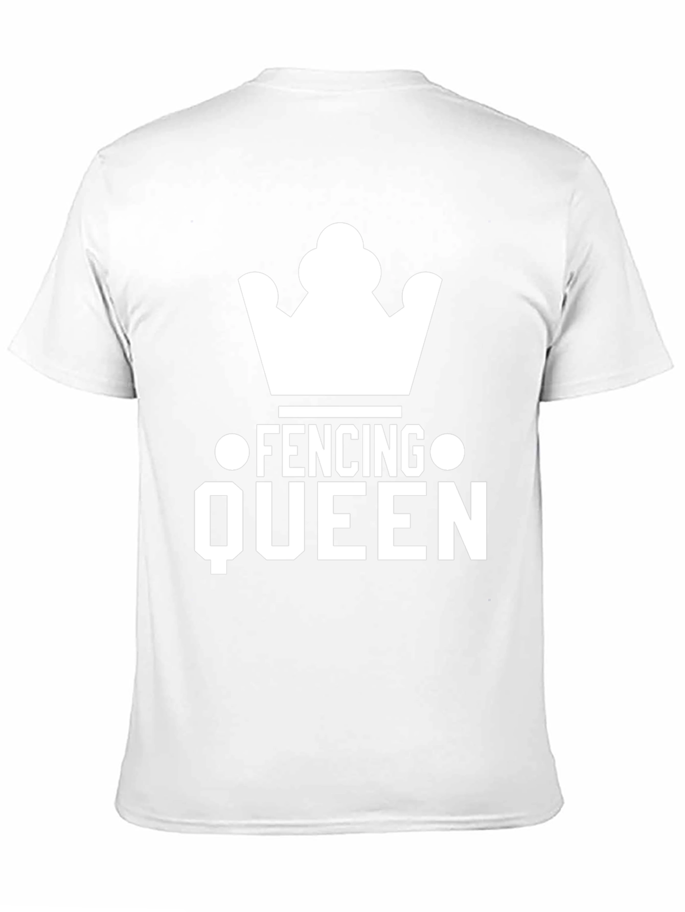 Fencing Queen T-Shirt - Sporty Graphic Tee