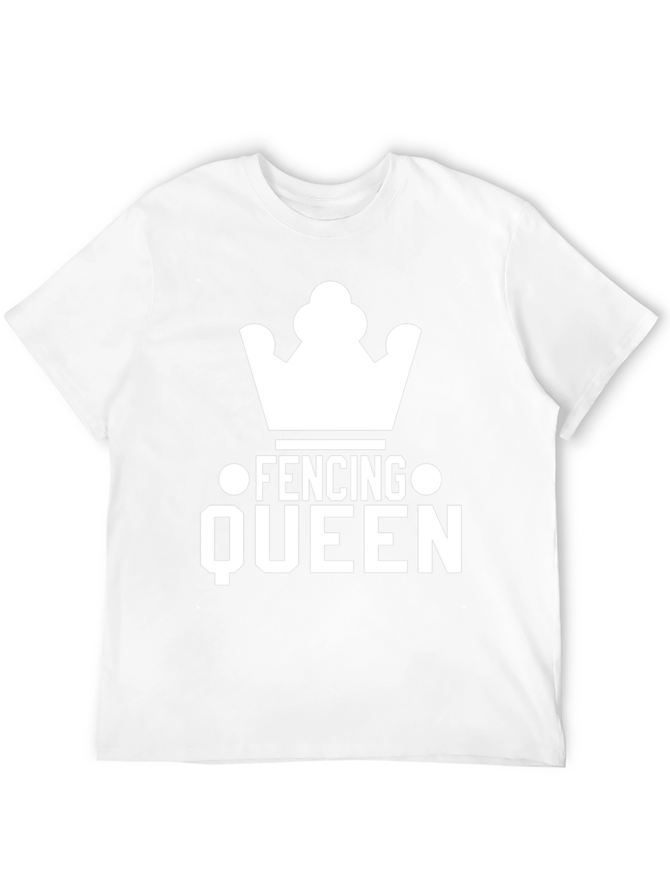 Fencing Queen T-Shirt - Sporty Graphic Tee