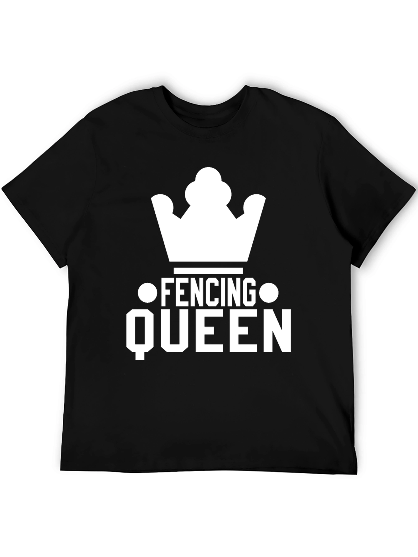 Fencing Queen T-Shirt - Sporty Graphic Tee