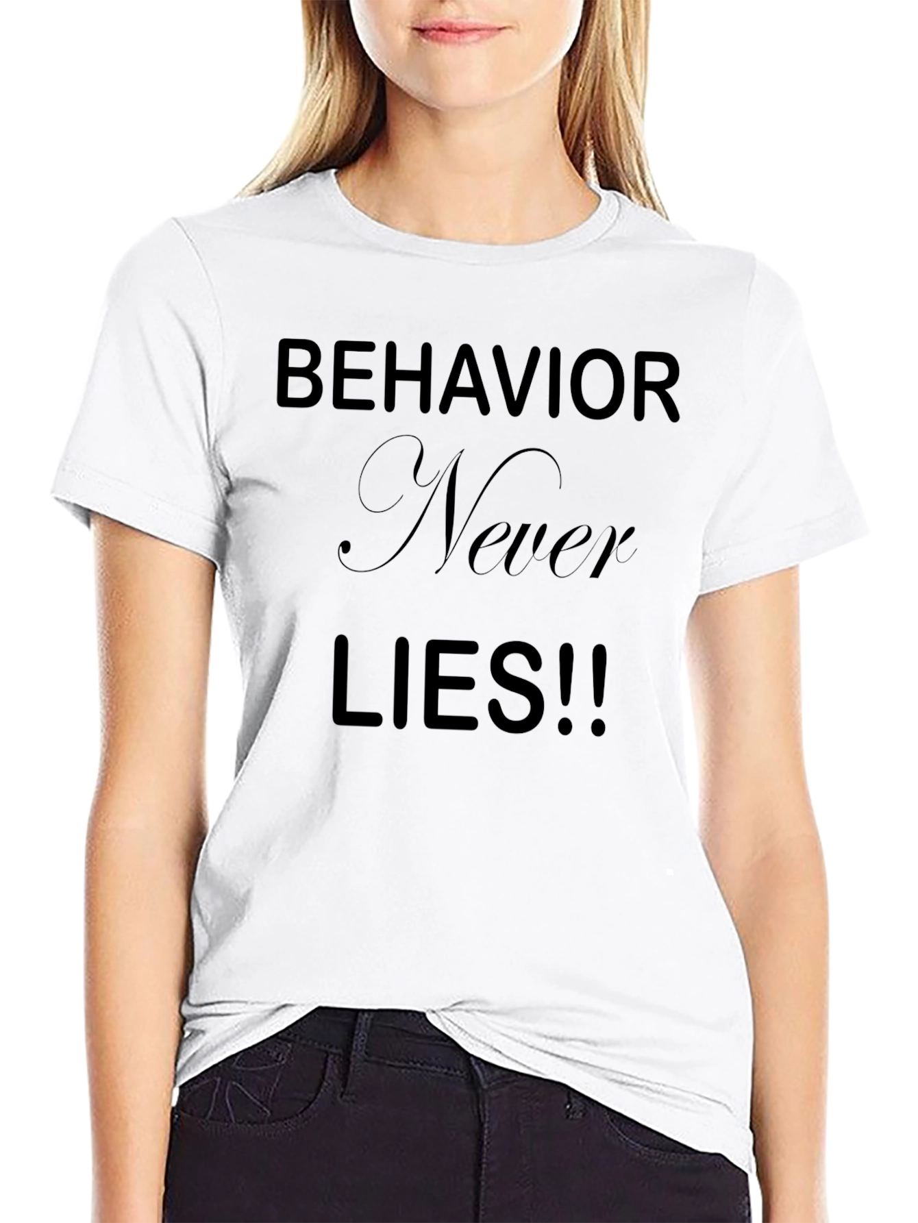 Behavior Never Lies Graphic Tee - Mens