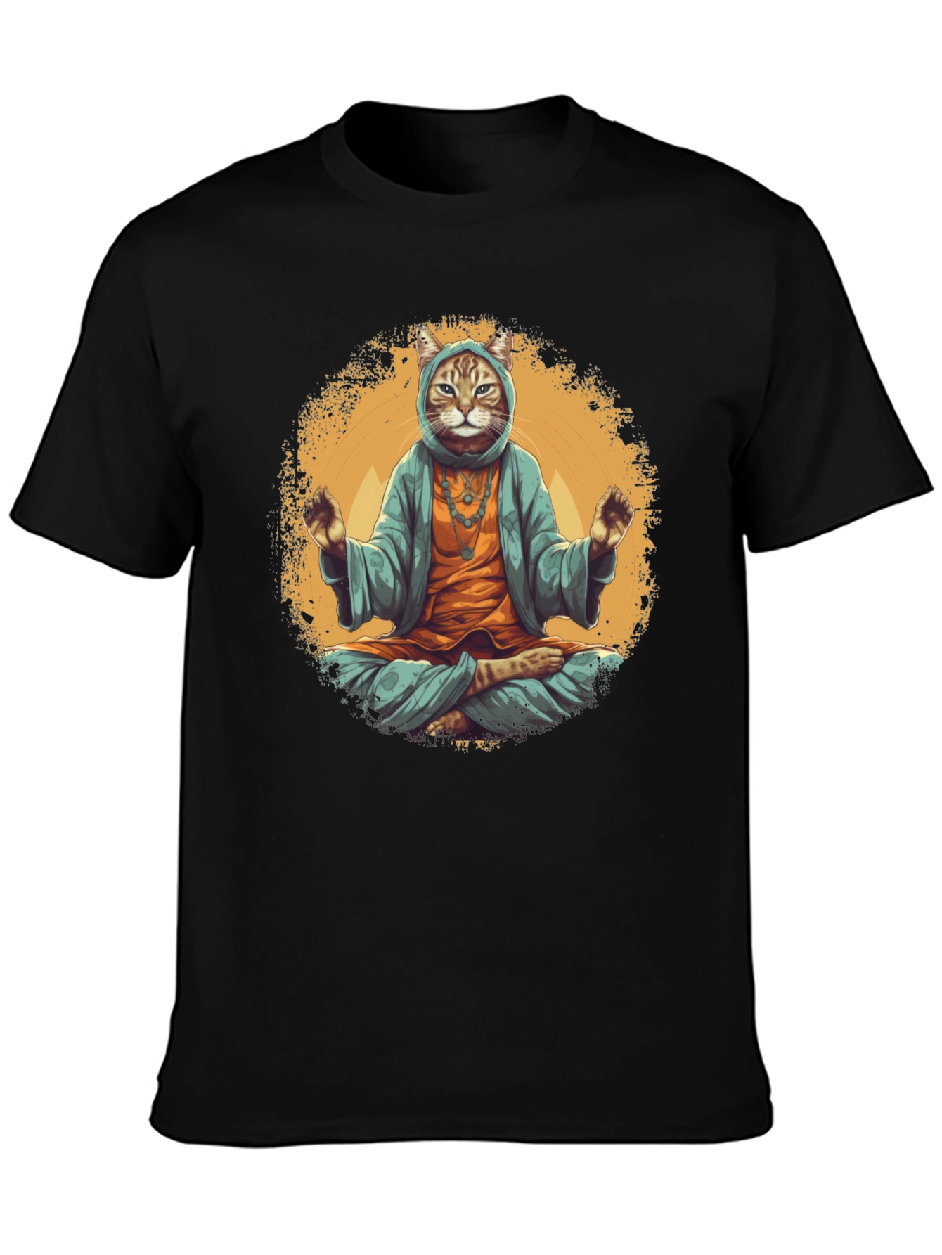 Zen Cat Meditation T-Shirt