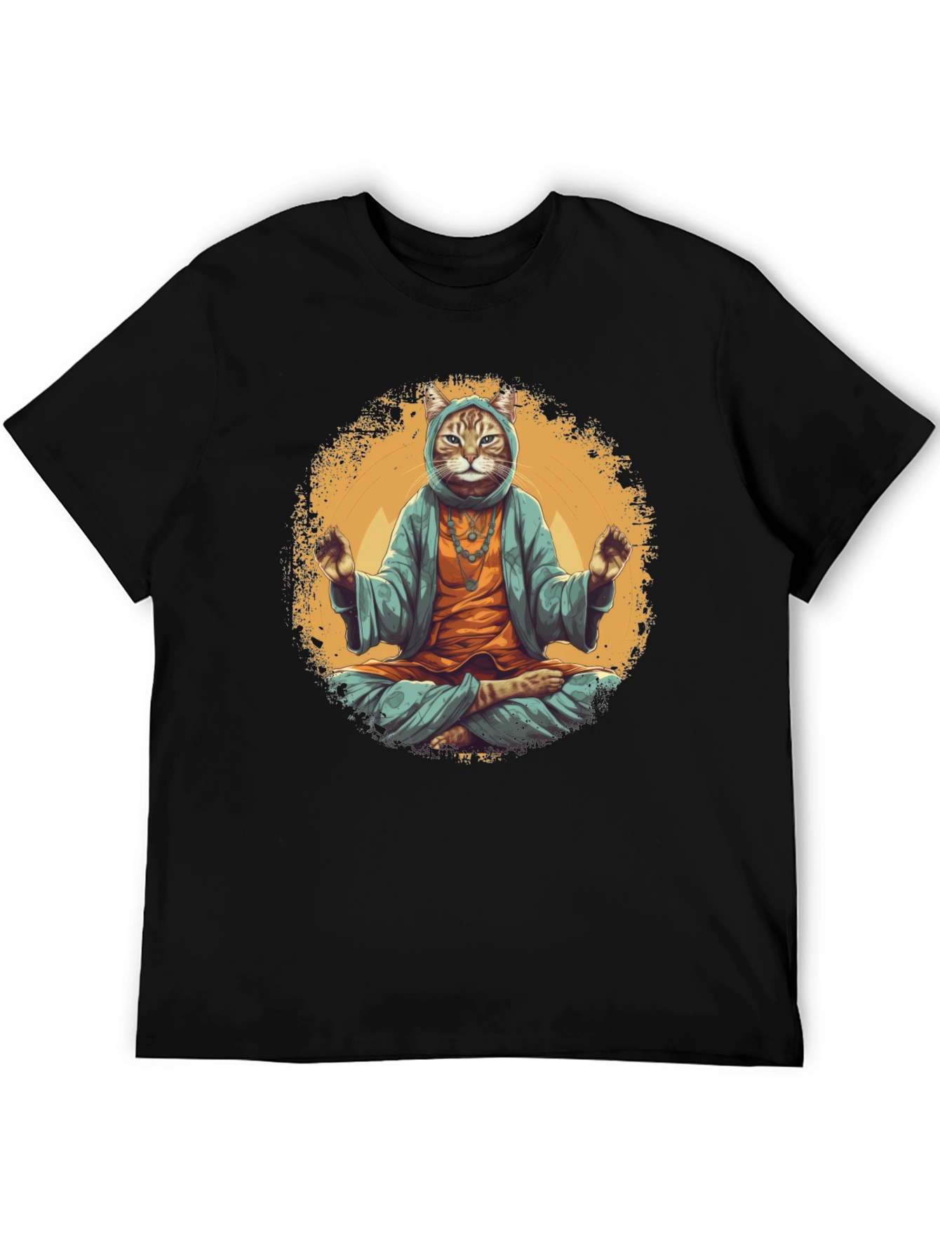 Zen Cat Meditation T-Shirt