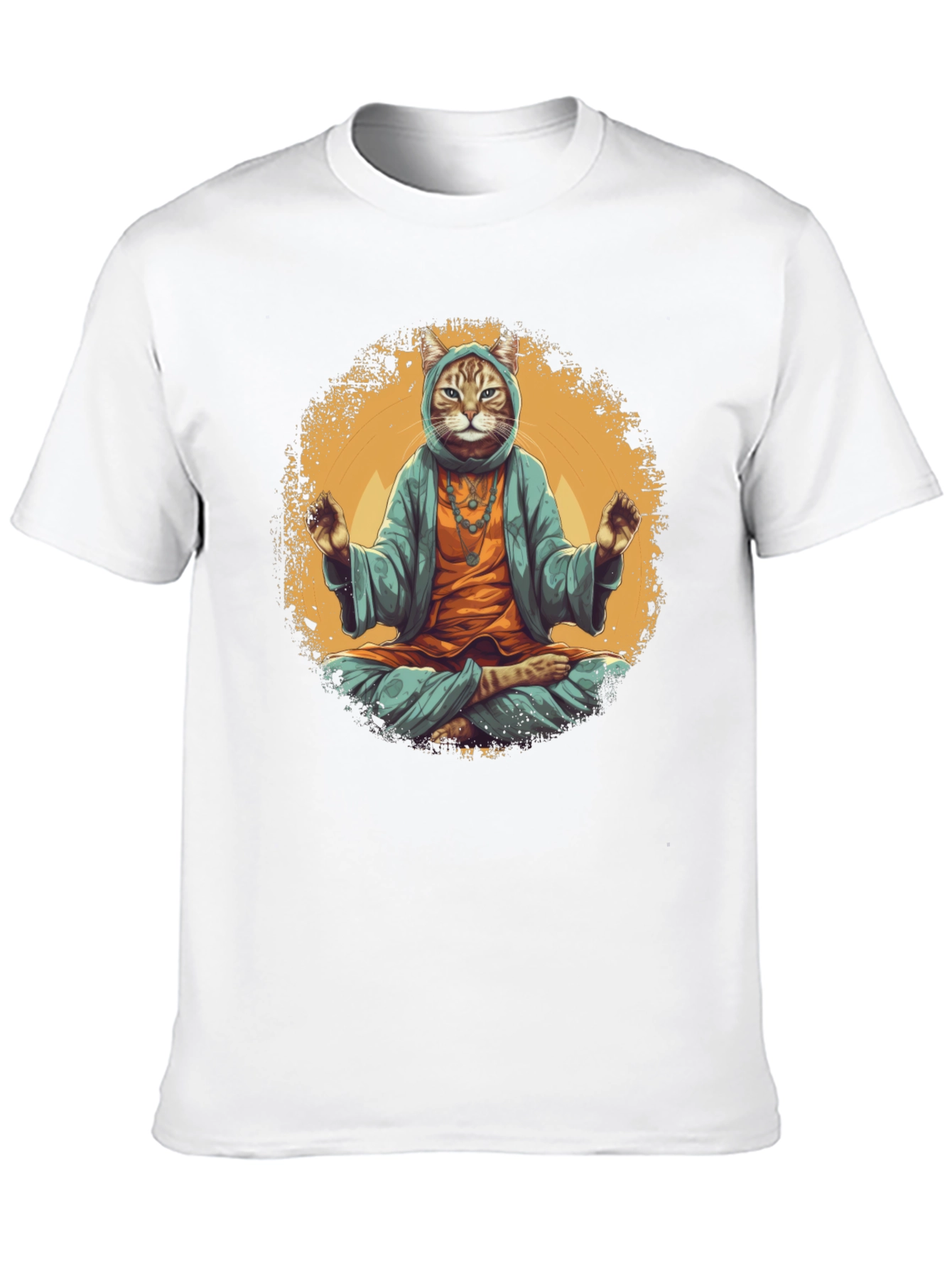 Zen Cat Meditation T-Shirt