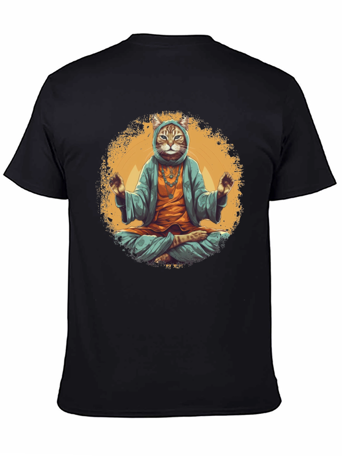 Zen Cat Meditation T-Shirt