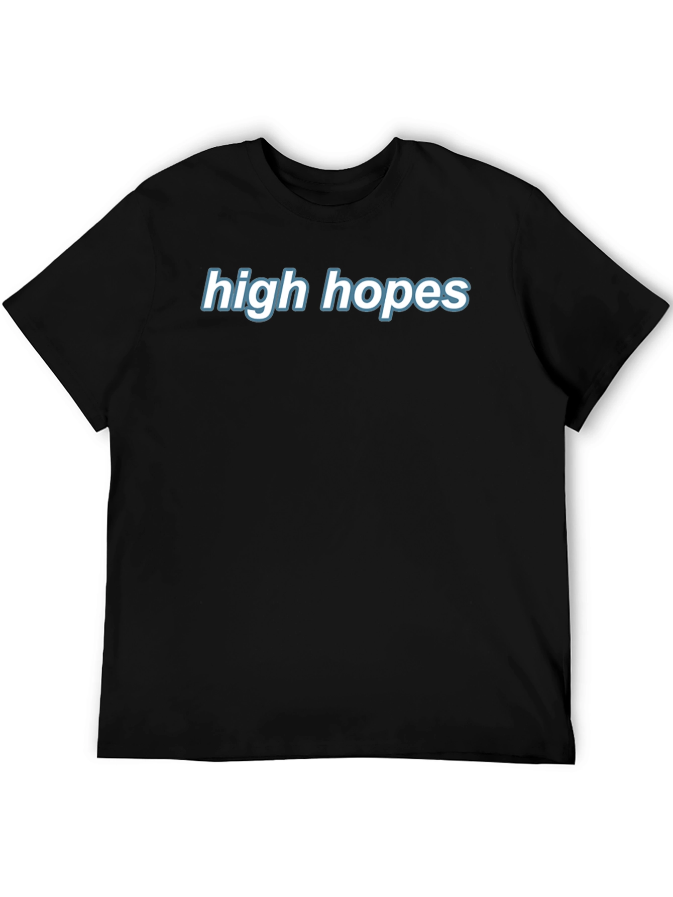 High Hopes Graphic Tee - Black Cotton Blend