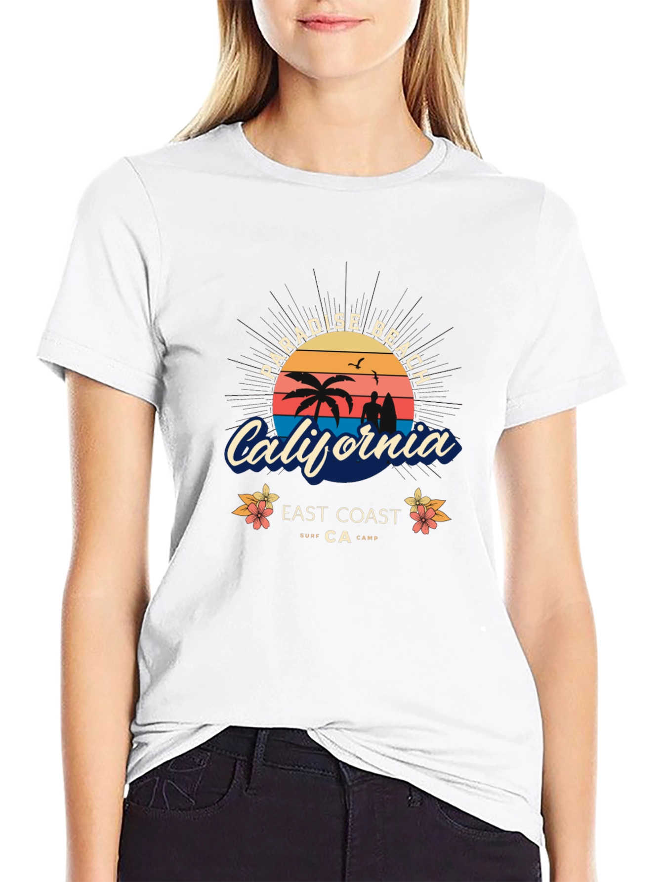 Paradise Beach California Surf T-Shirt