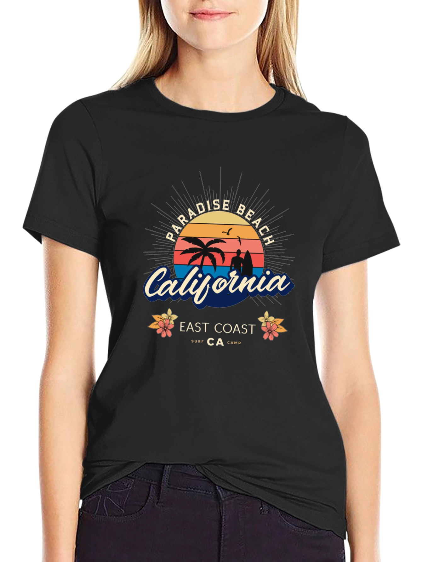 Paradise Beach California Surf T-Shirt