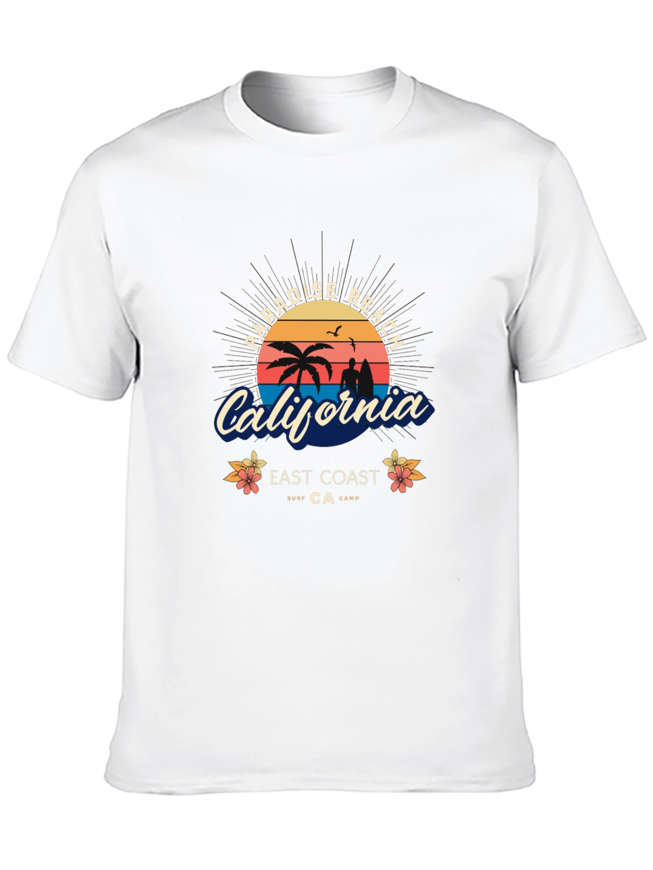 Paradise Beach California Surf T-Shirt