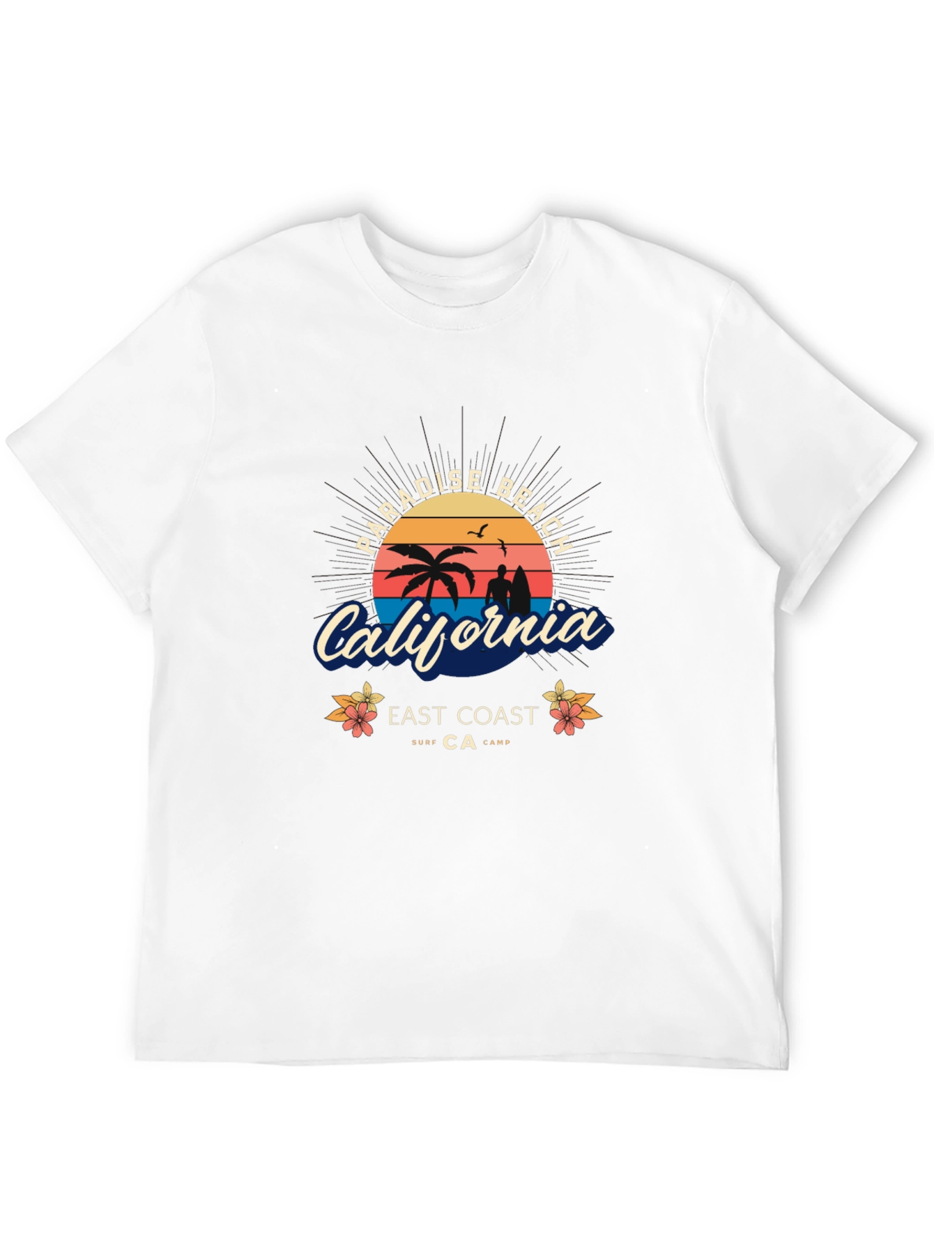 Paradise Beach California Surf T-Shirt