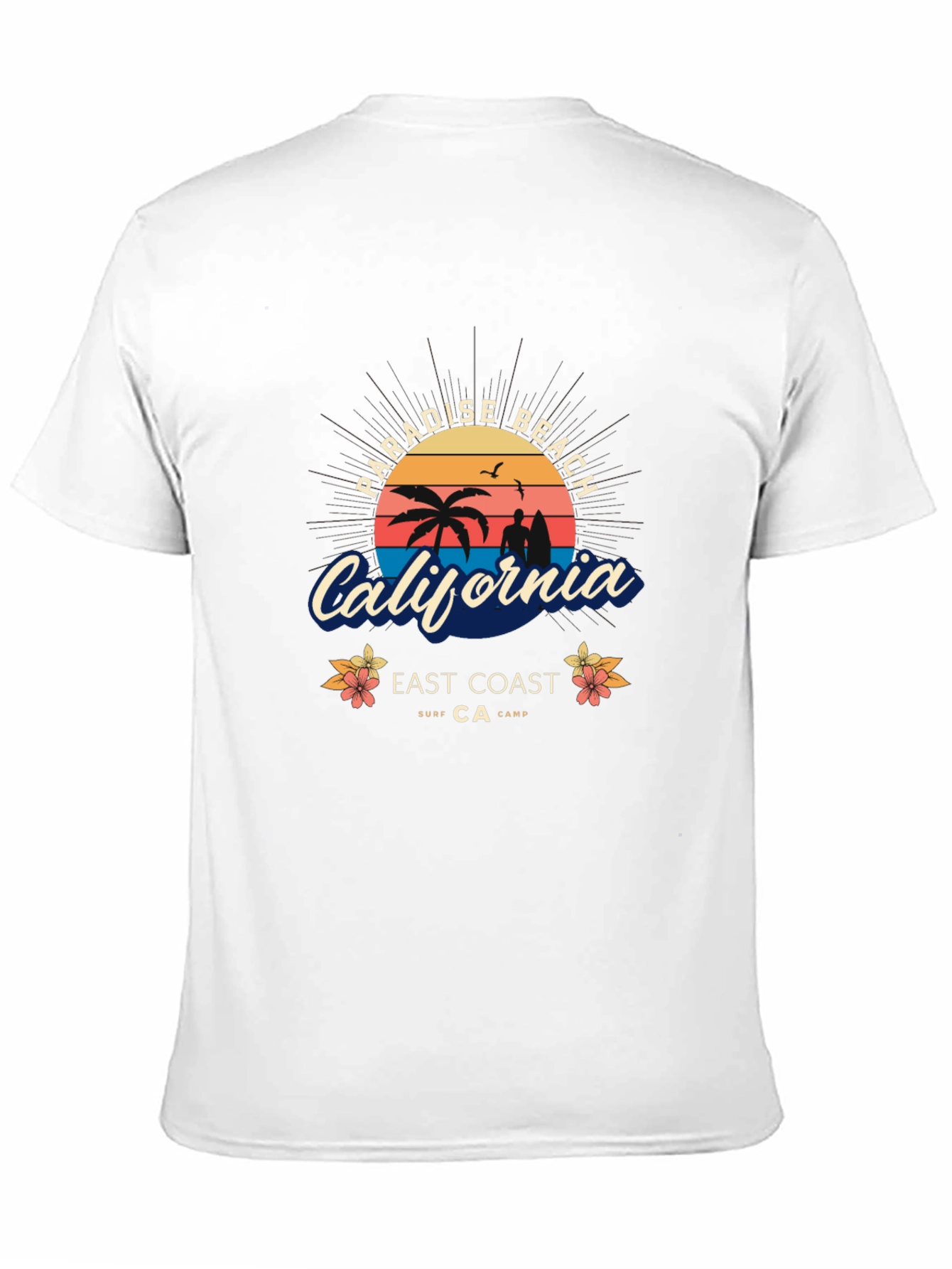 Paradise Beach California Surf T-Shirt