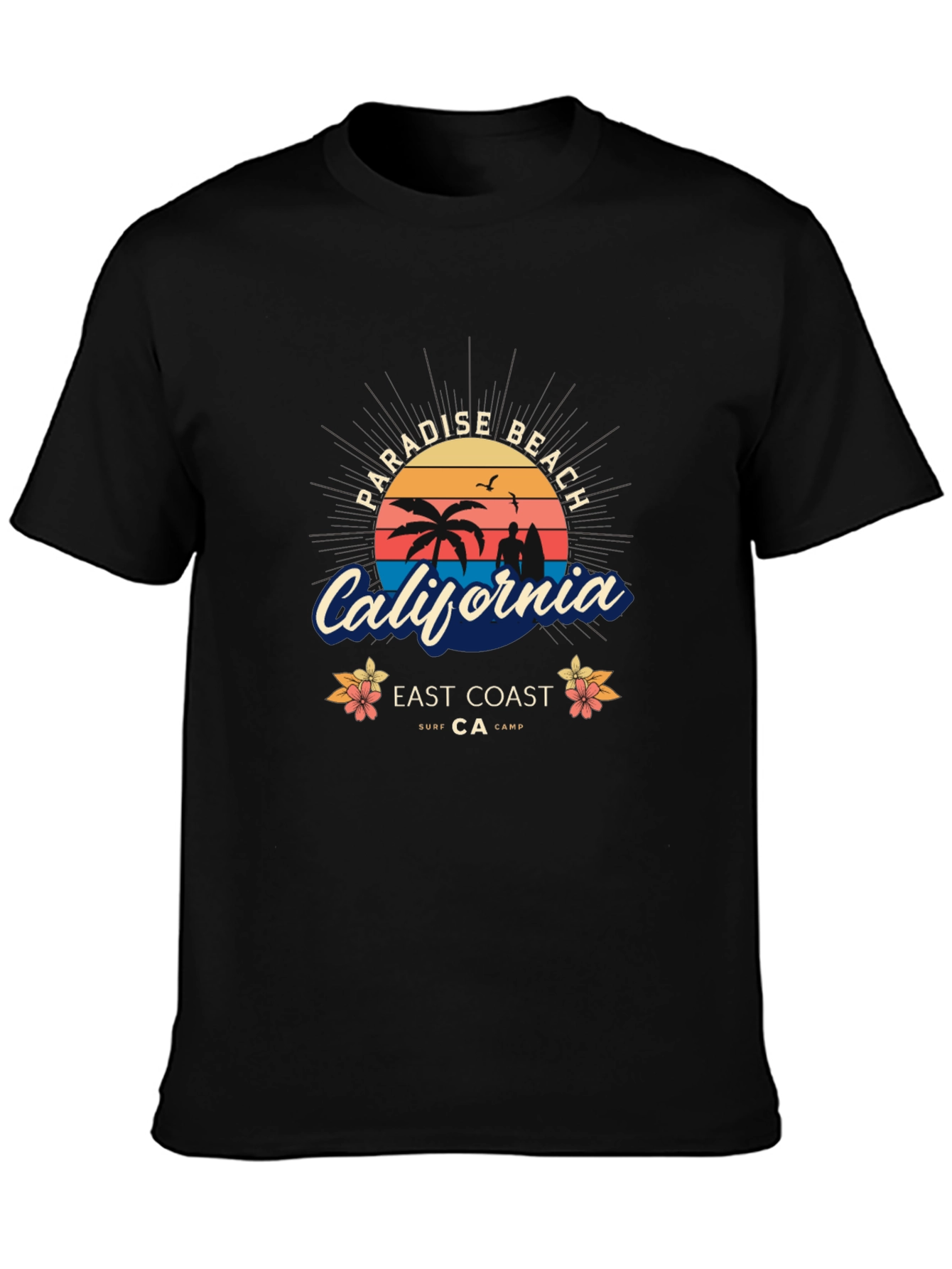 Paradise Beach California Surf T-Shirt
