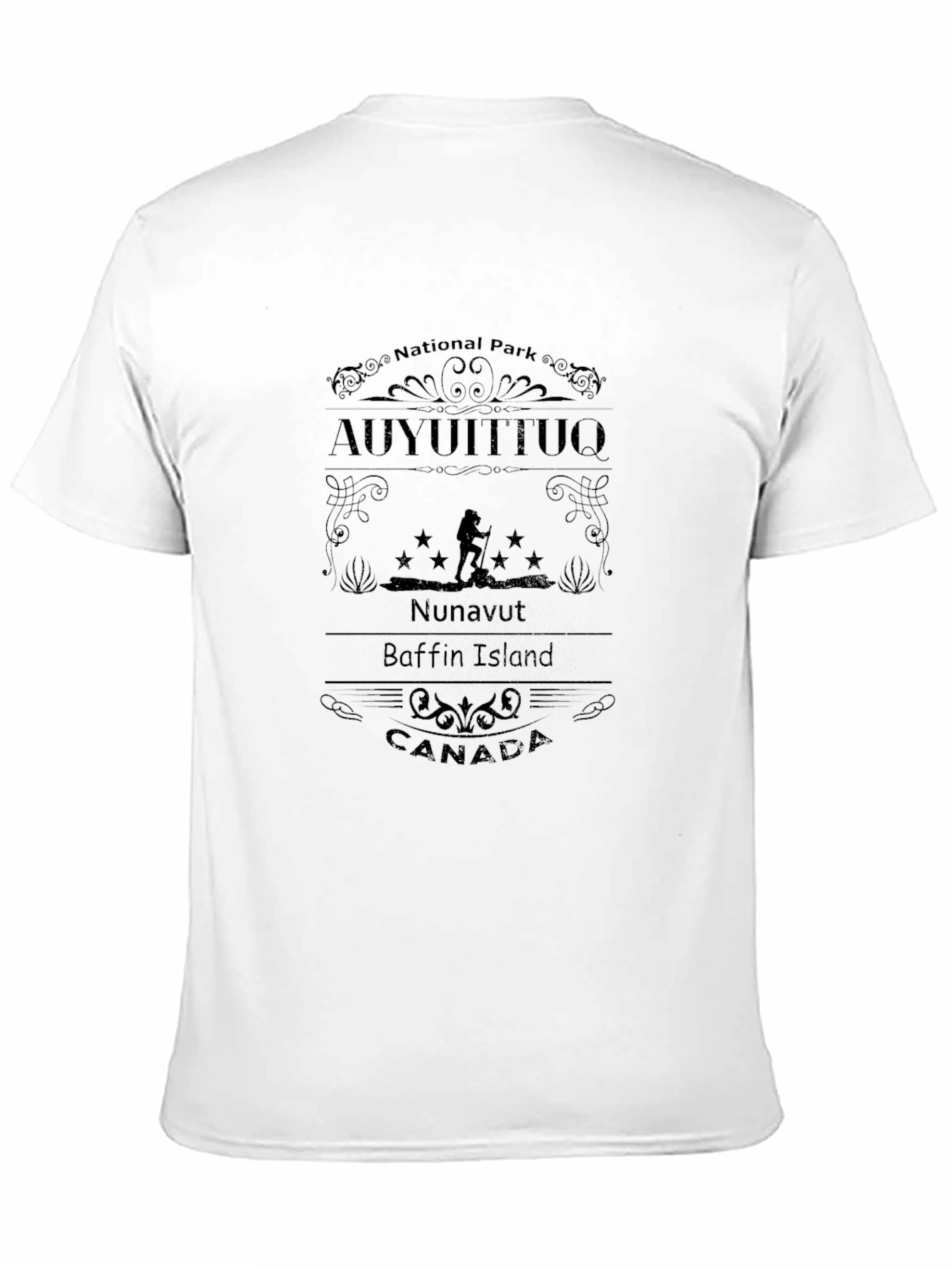 Auyuittuq National Park Black T-Shirt