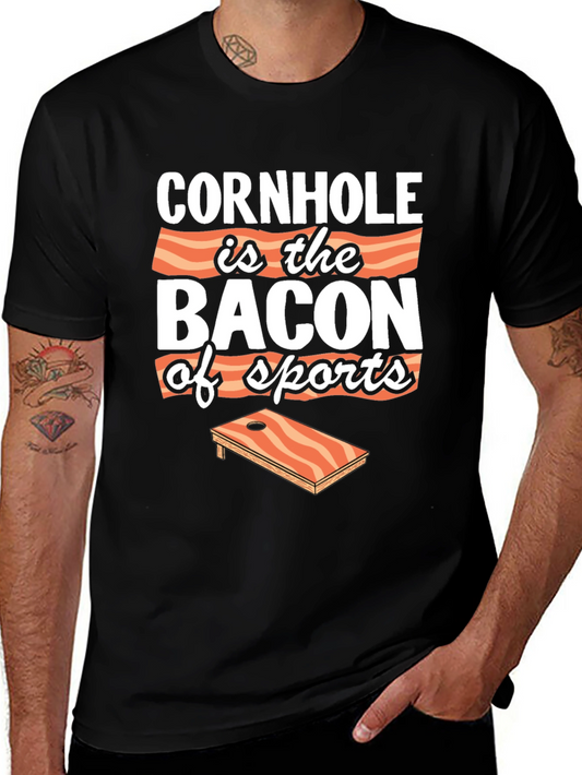 Cornhole is the Bacon of Sports Graphic T-Shirt