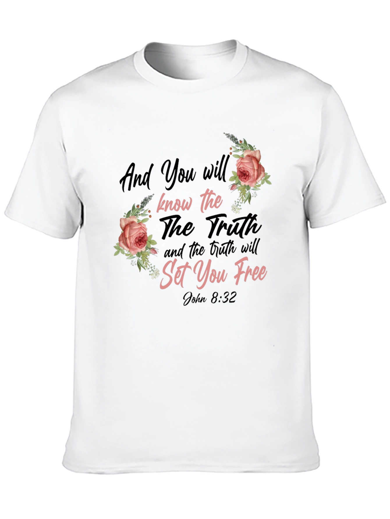 Inspirational Christian T-Shirt - John 8:32