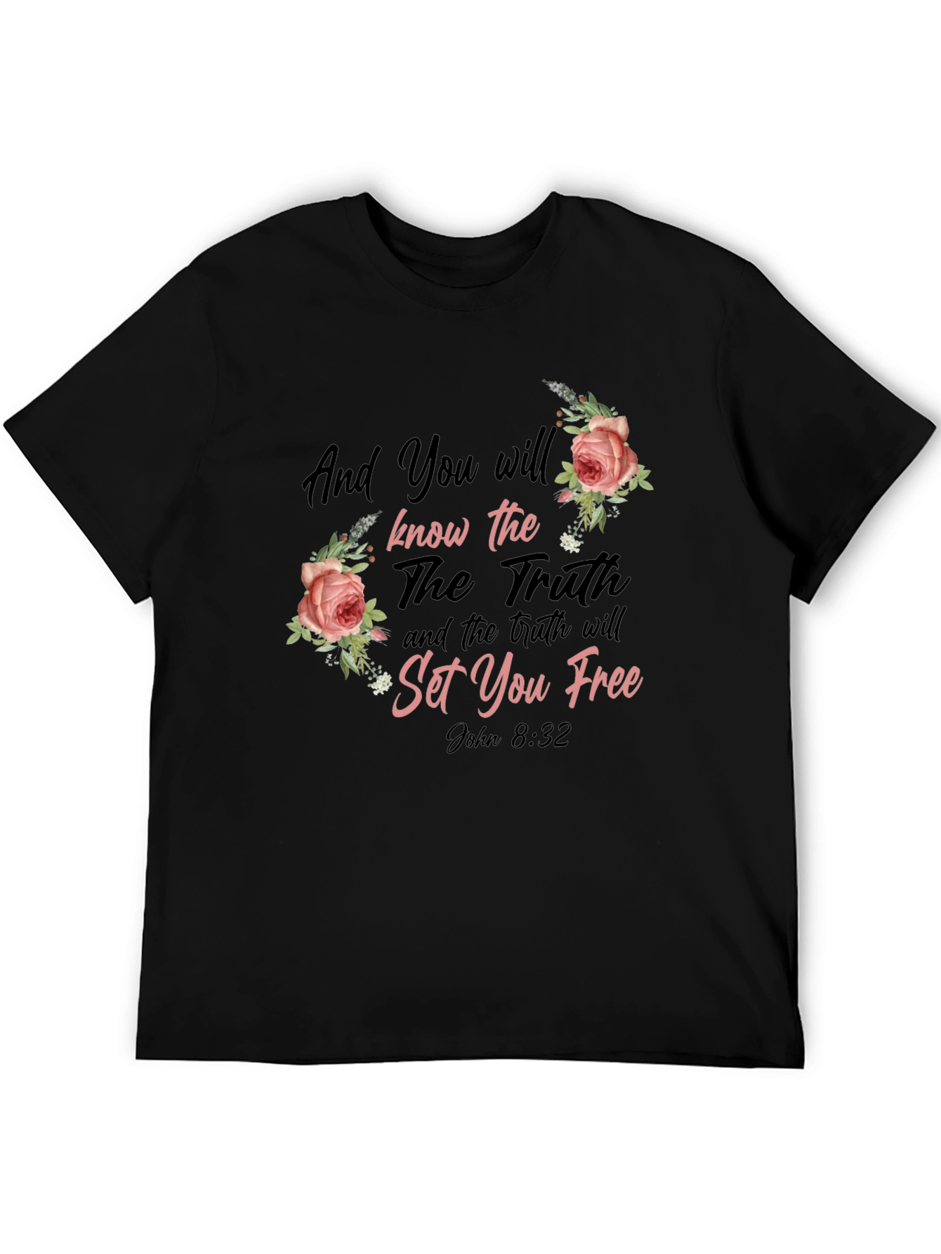 Inspirational Christian T-Shirt - John 8:32