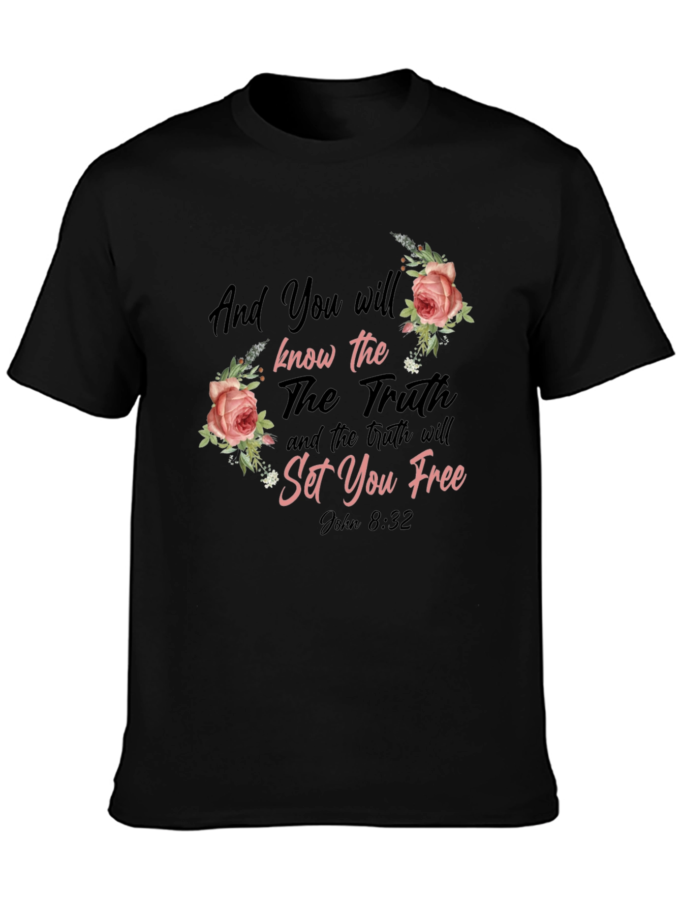 Inspirational Christian T-Shirt - John 8:32