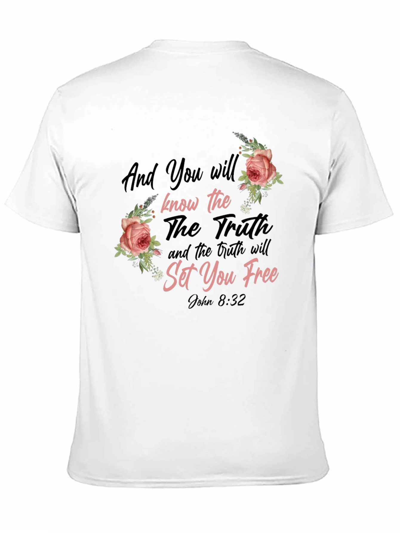 Inspirational Christian T-Shirt - John 8:32