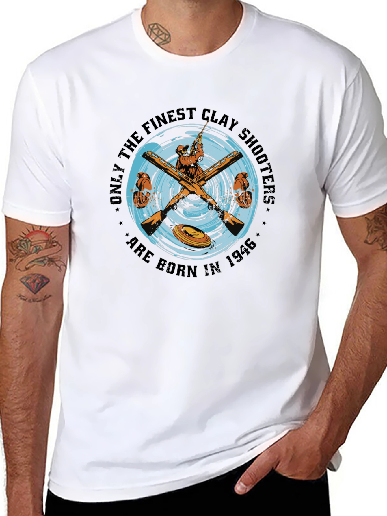 Finest Clay Shooters Born in 1946 T-Shirt