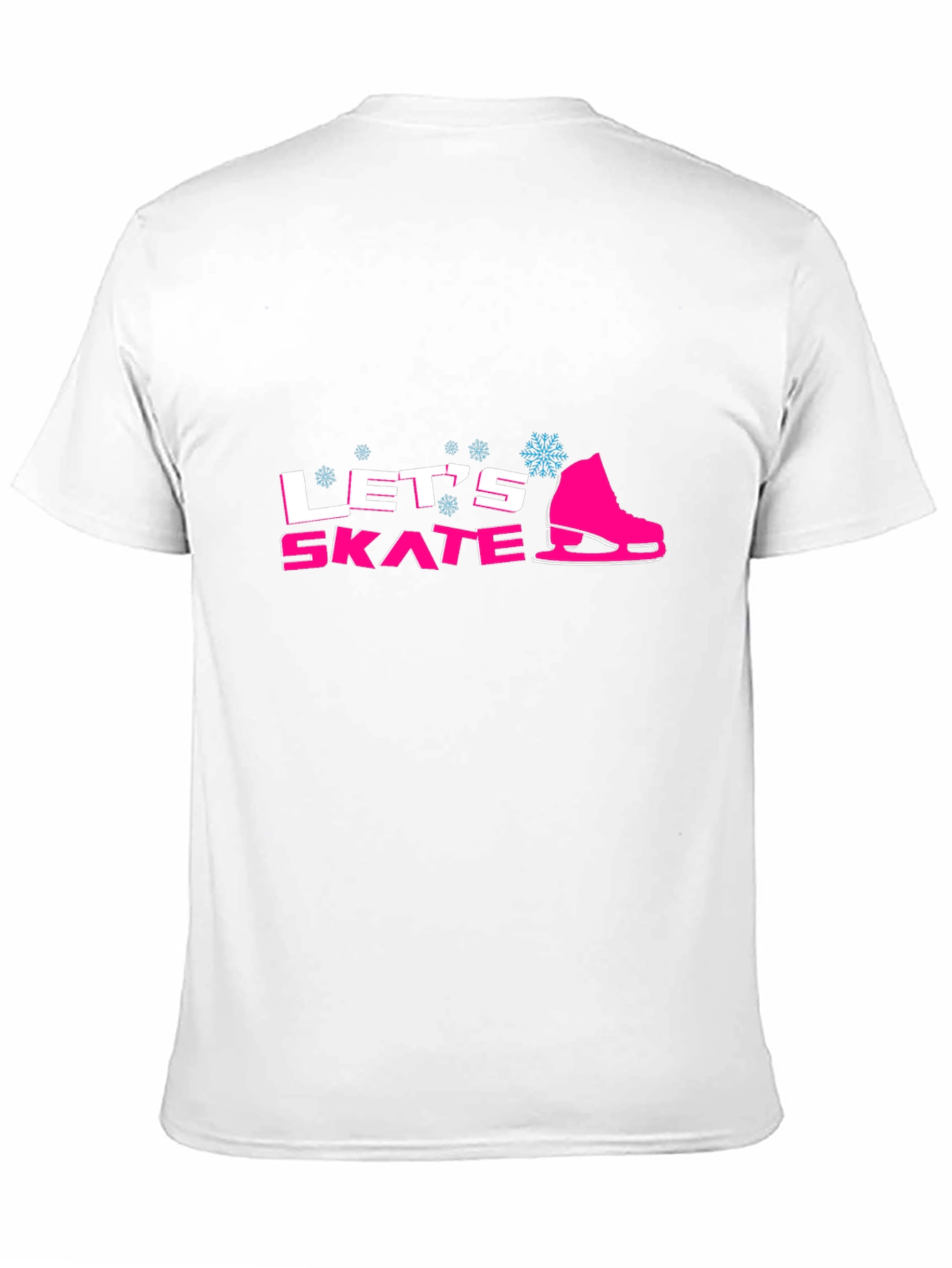 Lets Skate Graphic Tee - Winter Fun T-Shirt