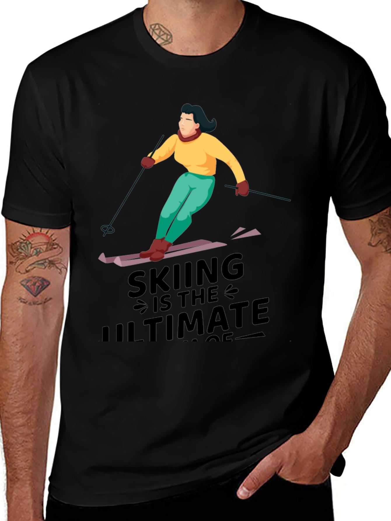Skiing is the Ultimate T-Shirt