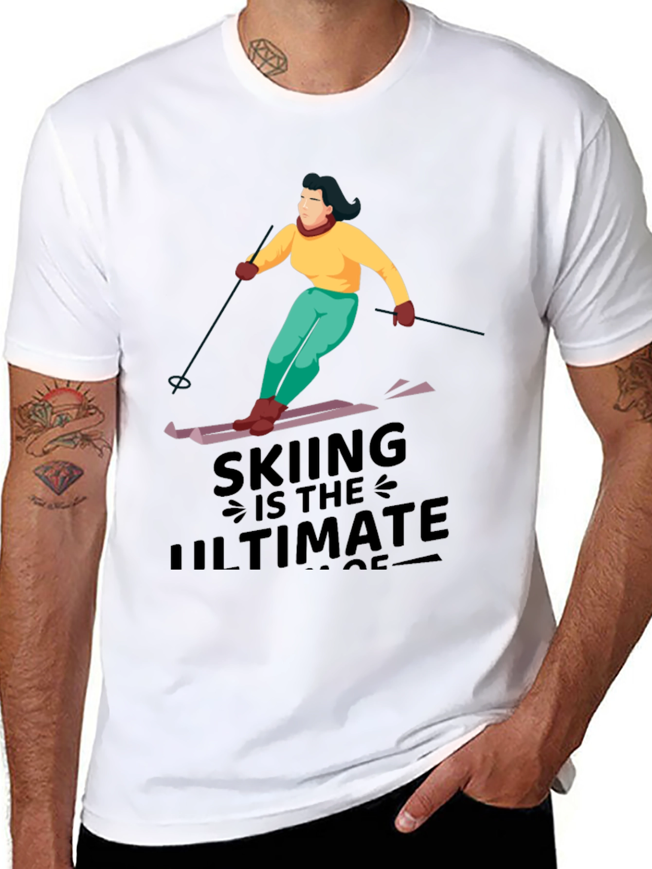 Skiing is the Ultimate T-Shirt