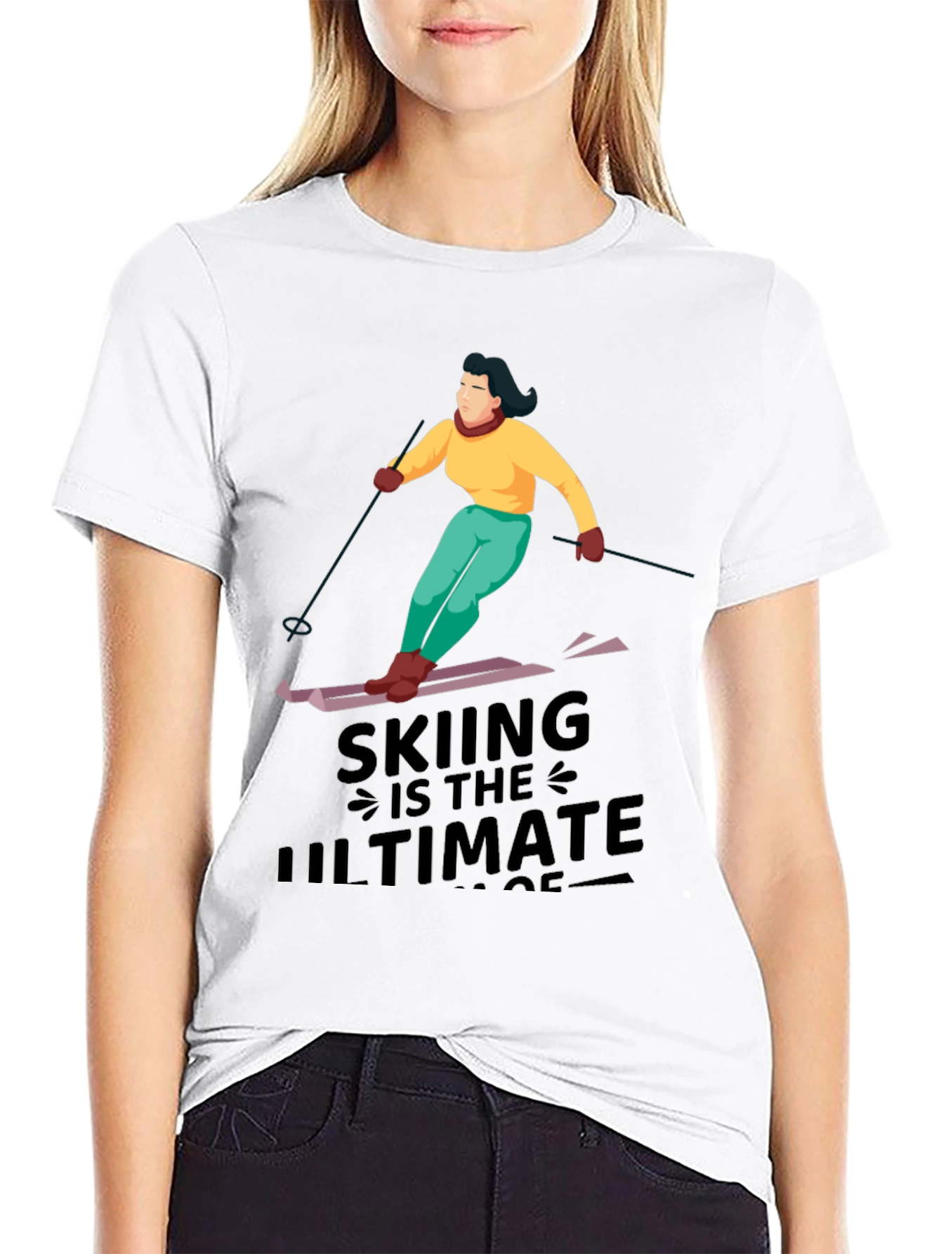 Skiing is the Ultimate T-Shirt