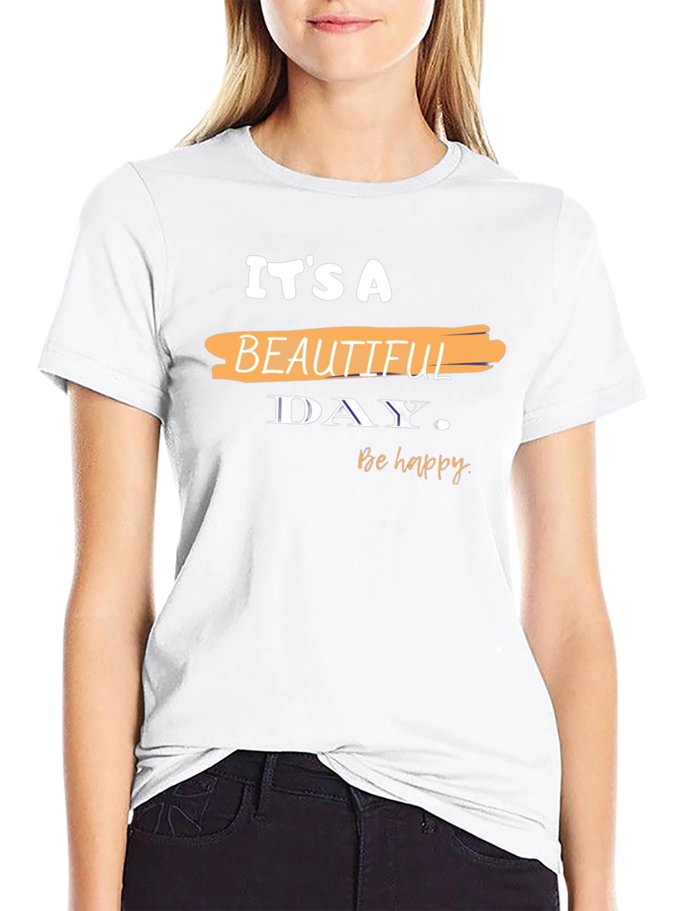 Its A Beautiful Day Graphic Tee - Positive Vibes