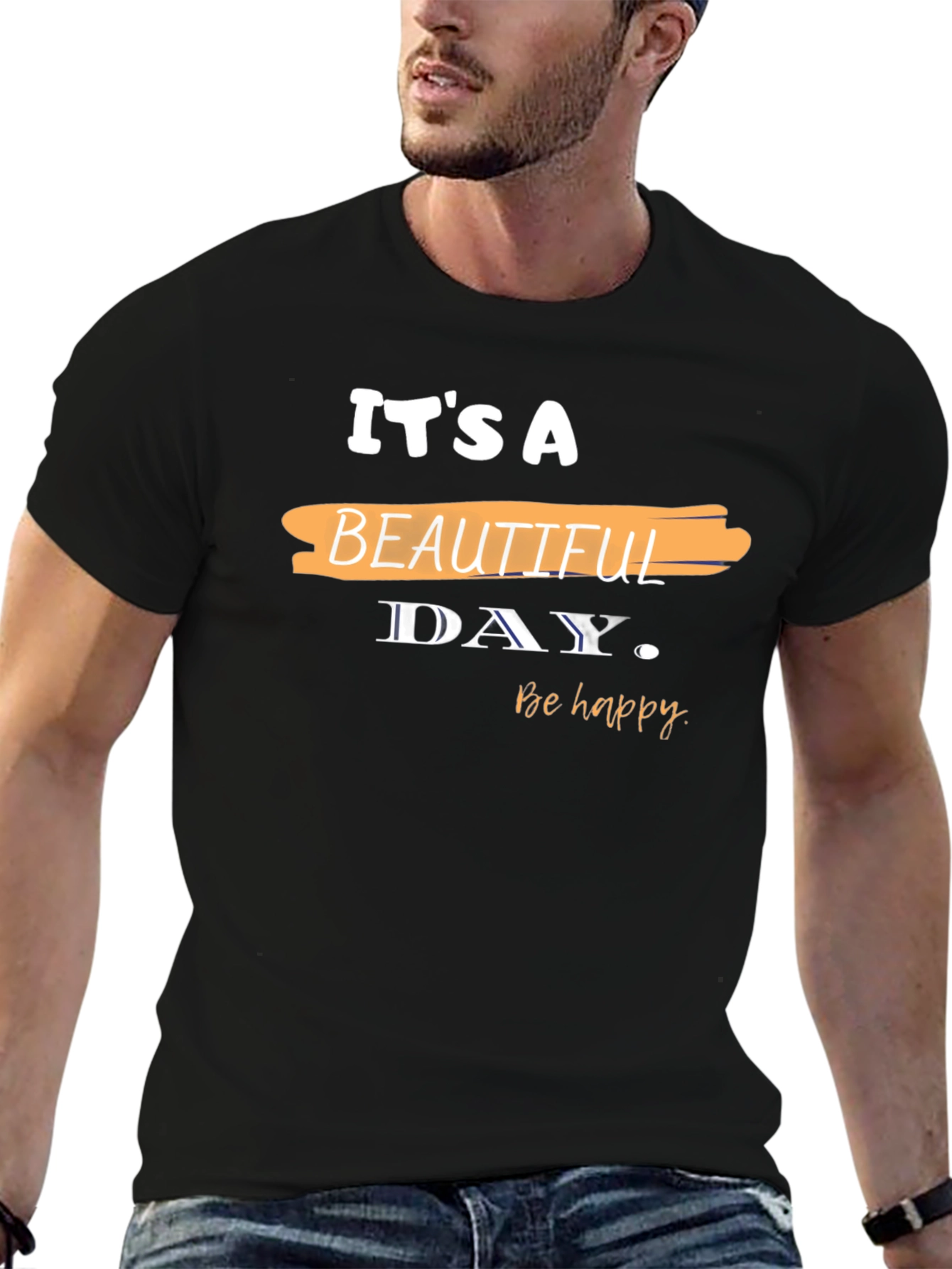 Its A Beautiful Day Graphic Tee - Positive Vibes