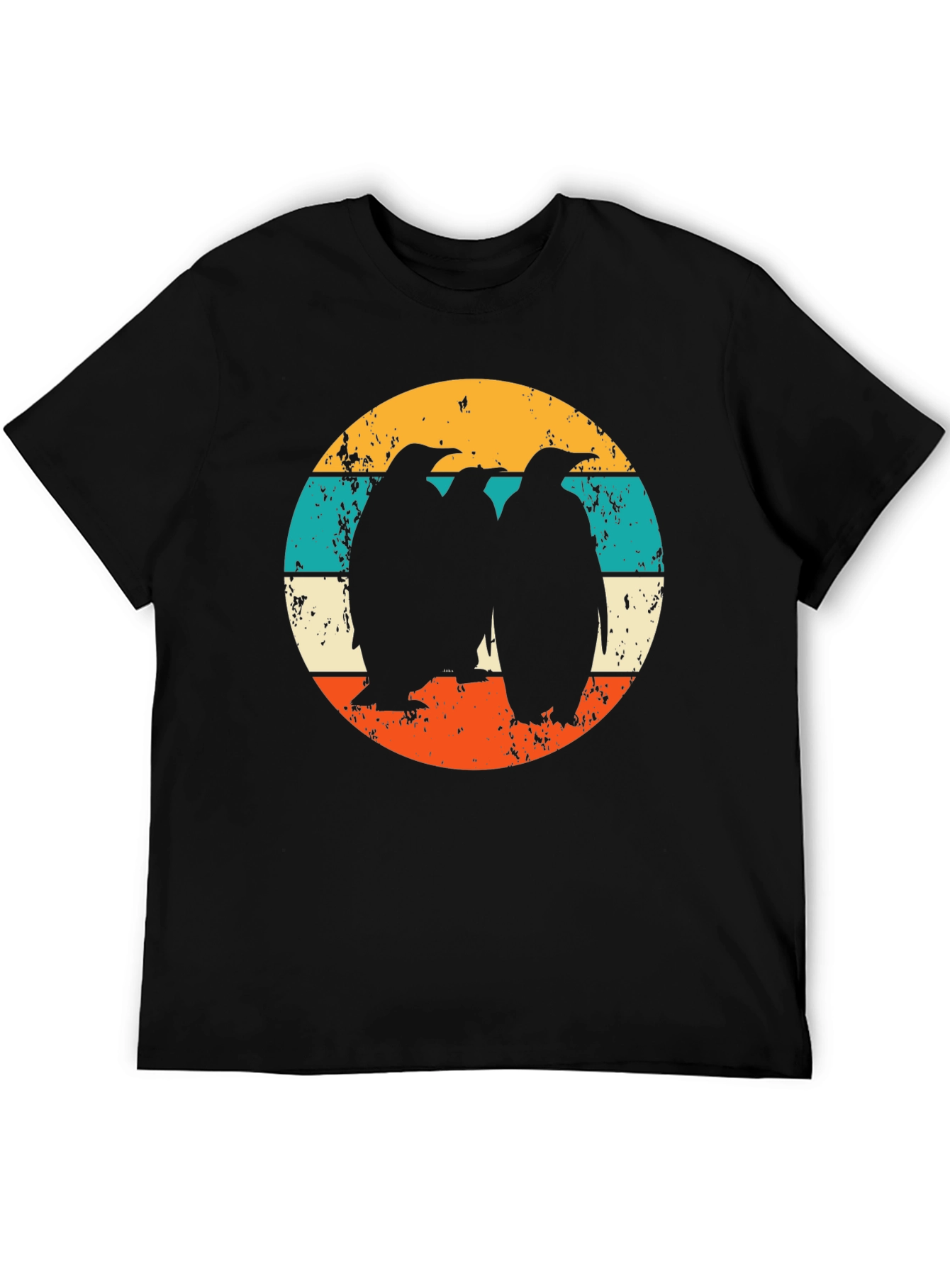 Retro Penguin T-Shirt - Cool Graphic Tee