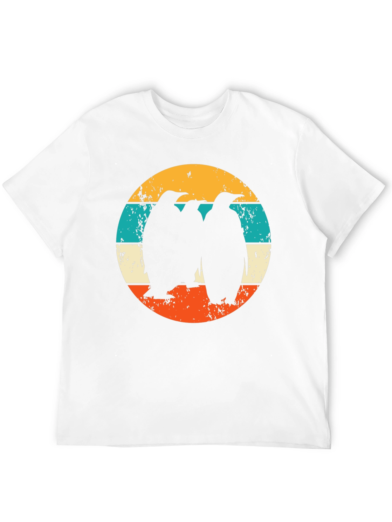 Retro Penguin T-Shirt - Cool Graphic Tee