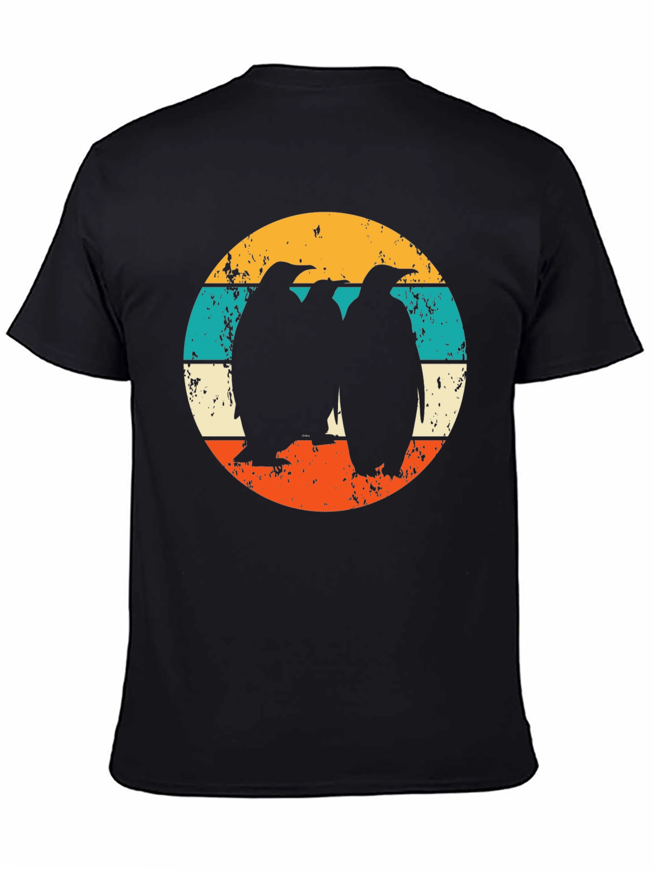 Retro Penguin T-Shirt - Cool Graphic Tee