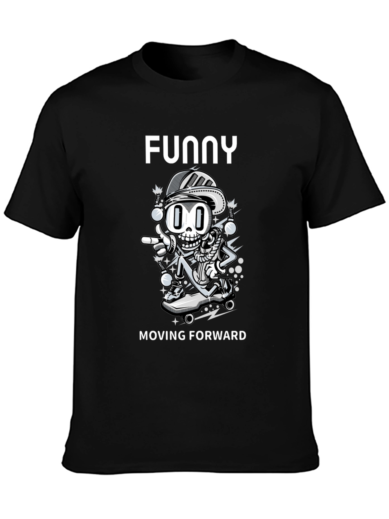 Funny Moving Forward Graphic Tee
