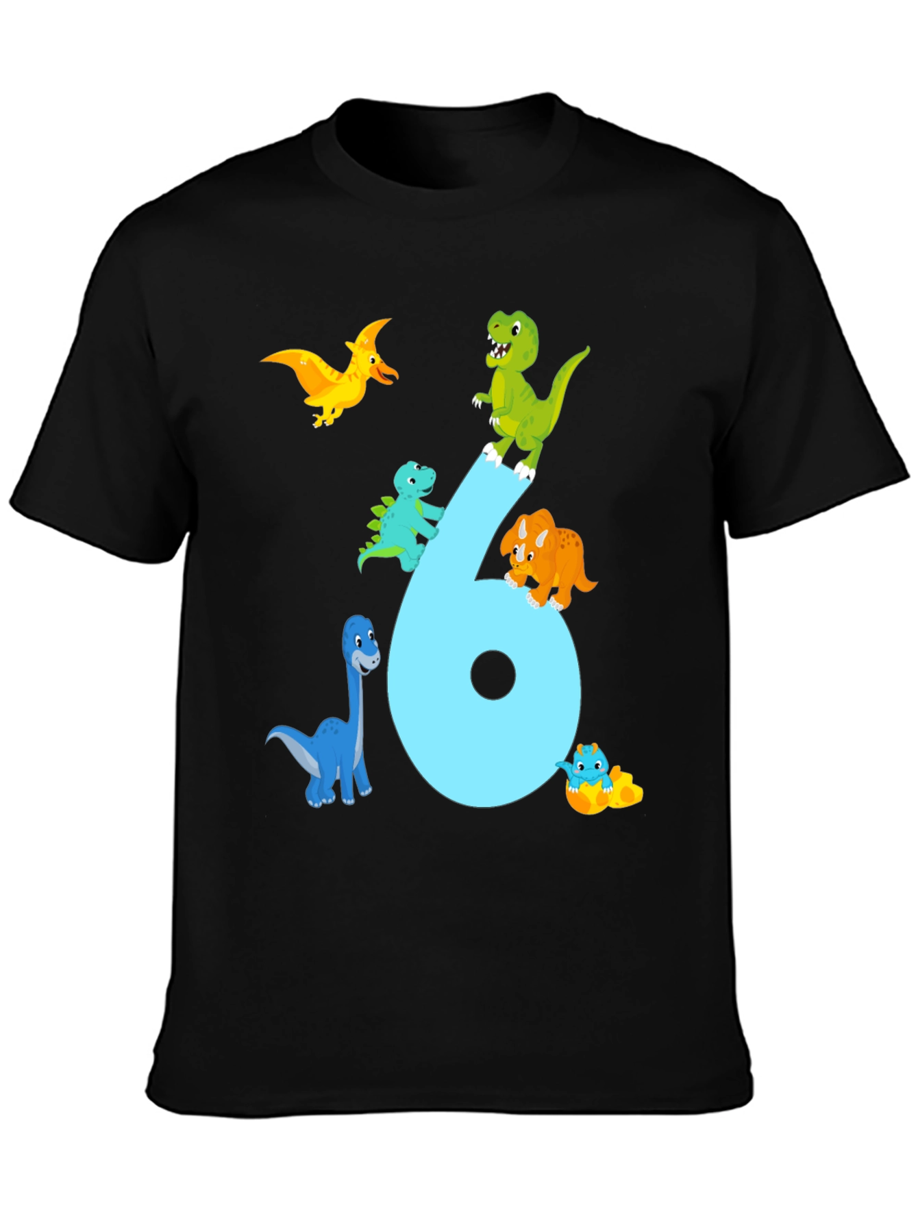 Dinosaur 6th Birthday T-Shirt