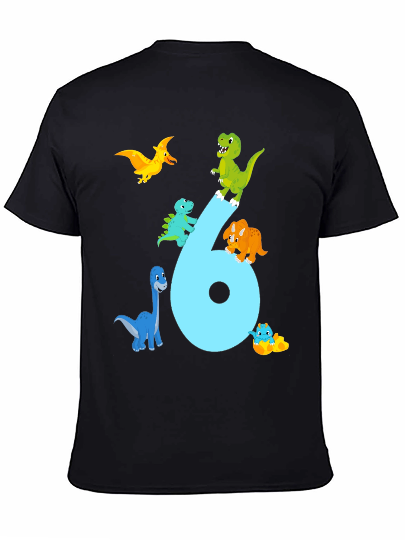 Dinosaur 6th Birthday T-Shirt