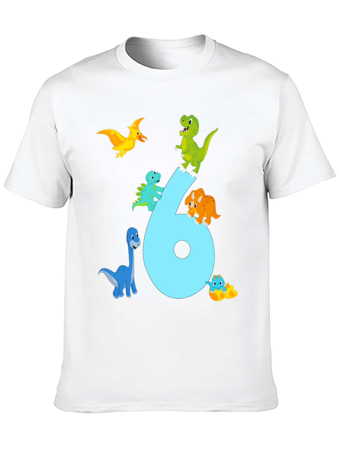 Dinosaur 6th Birthday T-Shirt