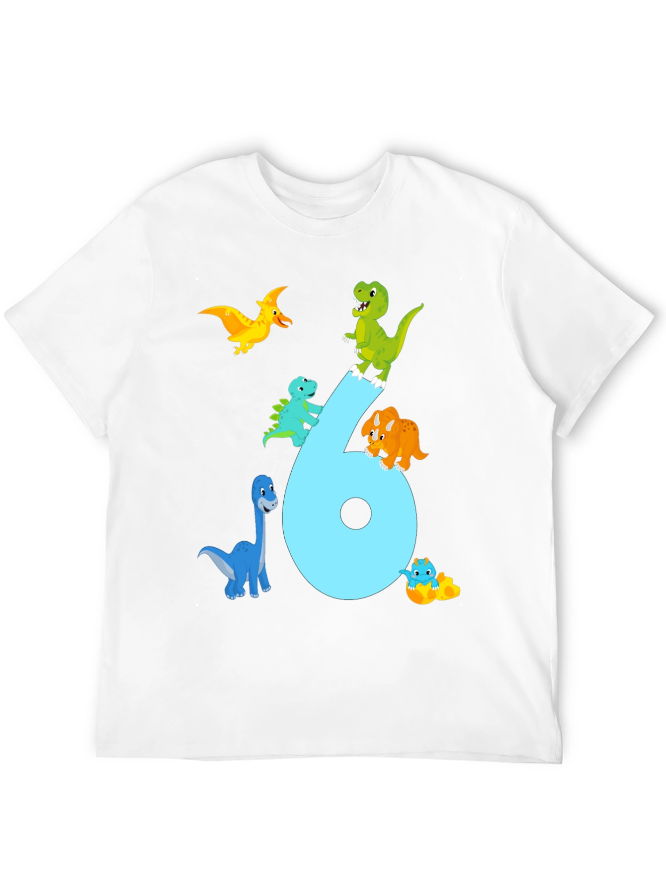 Dinosaur 6th Birthday T-Shirt