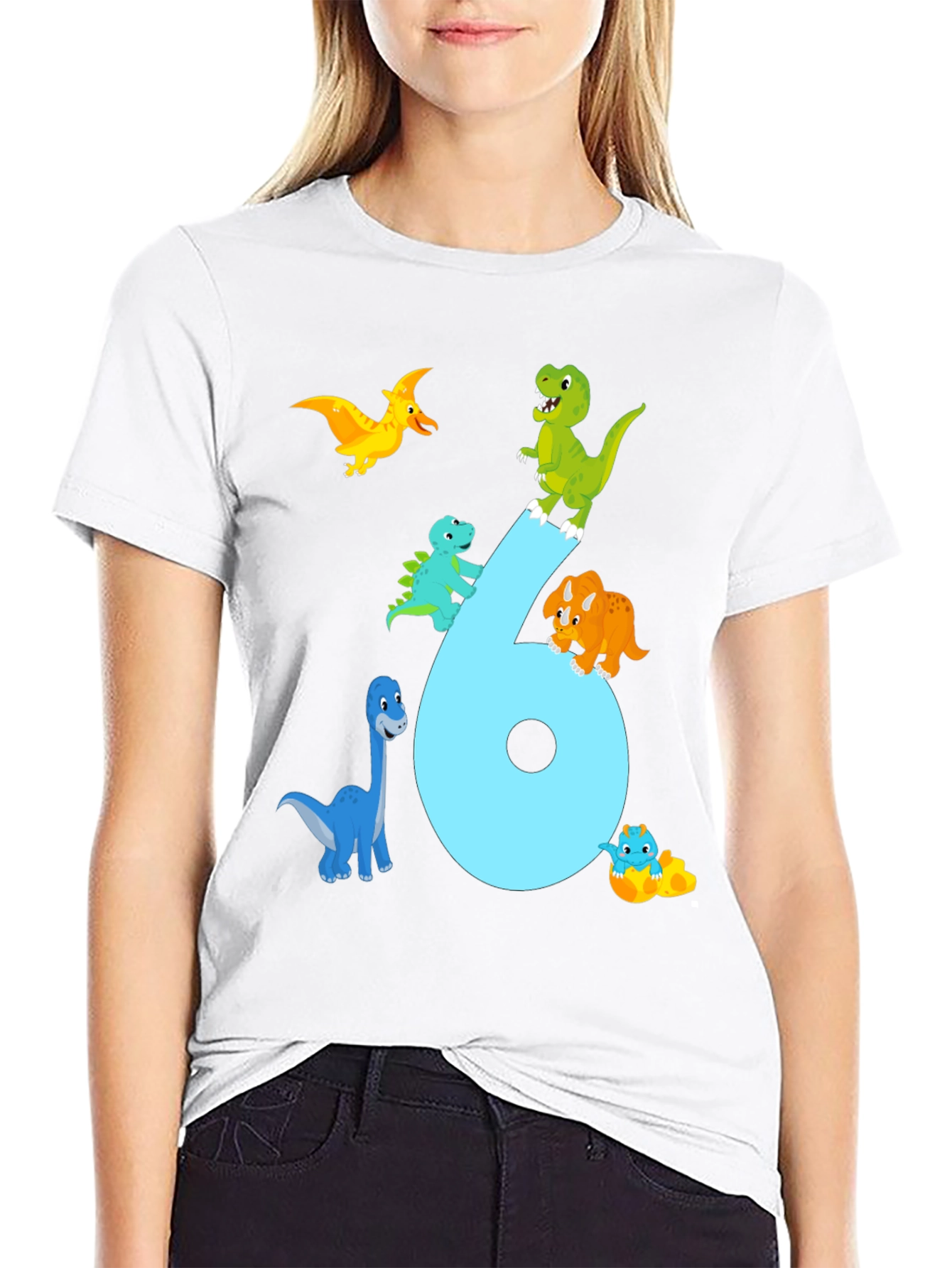 Dinosaur 6th Birthday T-Shirt