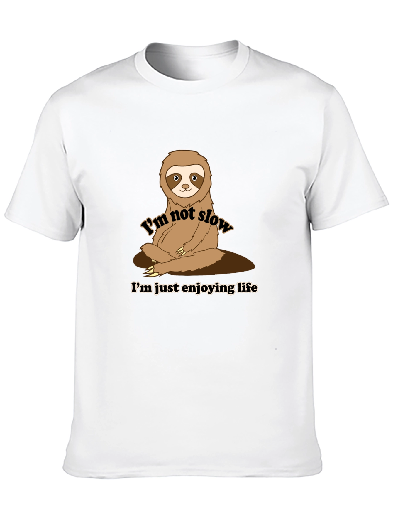 Funny Sloth Enjoying Life T-Shirt